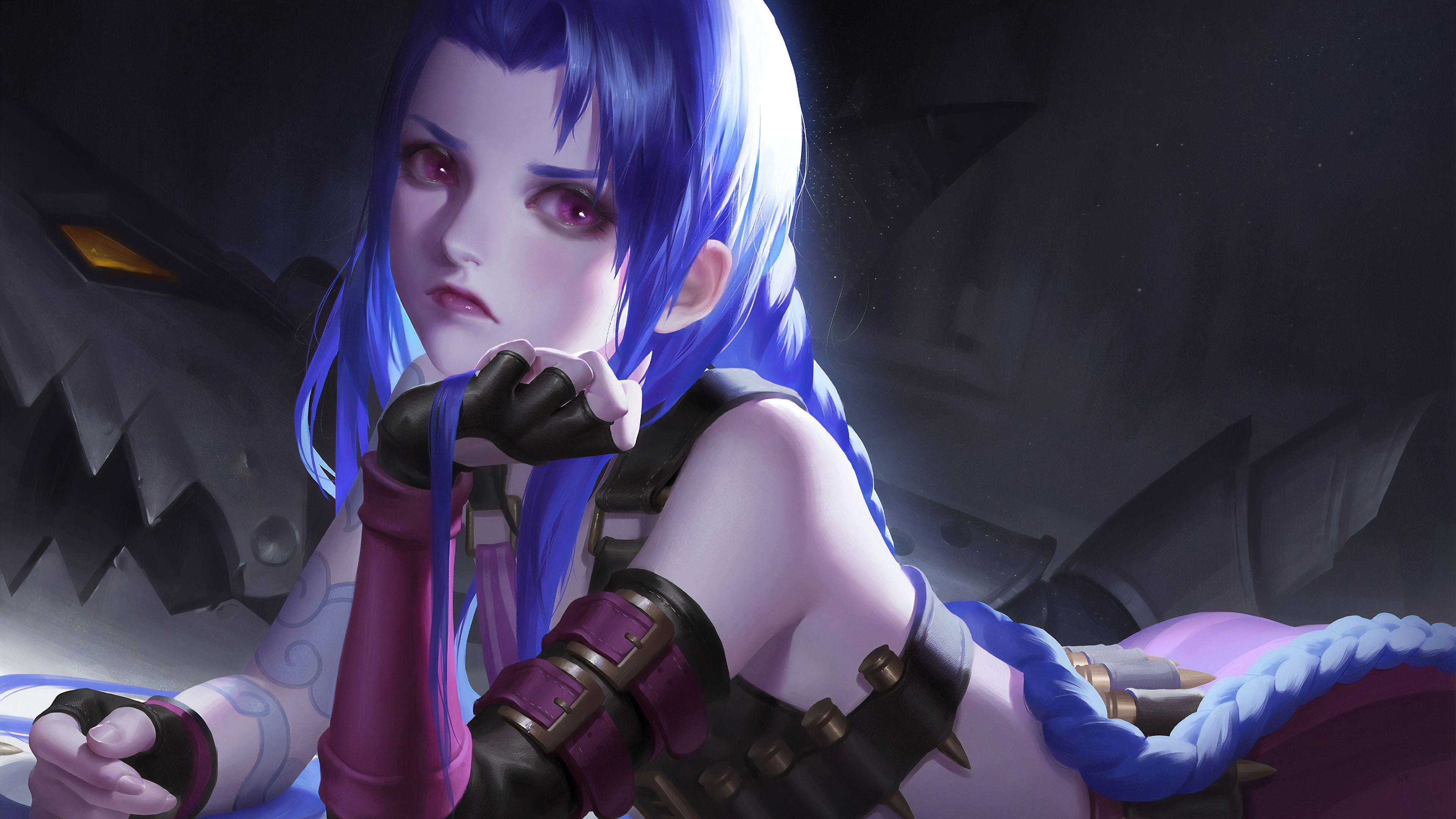 3840x2160 Wallpaper 4k Jinx Lol Fanart 4k 4k Wallpaper, Artist Wallpaper, Artstation Wallpaper, Artwork Wallpaper, Digital Art Wallpaper, Games Wallpaper, Hd Wallpaper, Jinx League Of Legends Wallpaper, League Of Legends Wallpaper