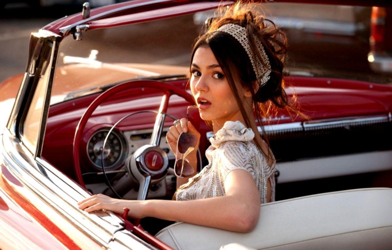 1339x855 Girl Cars Wallpaper