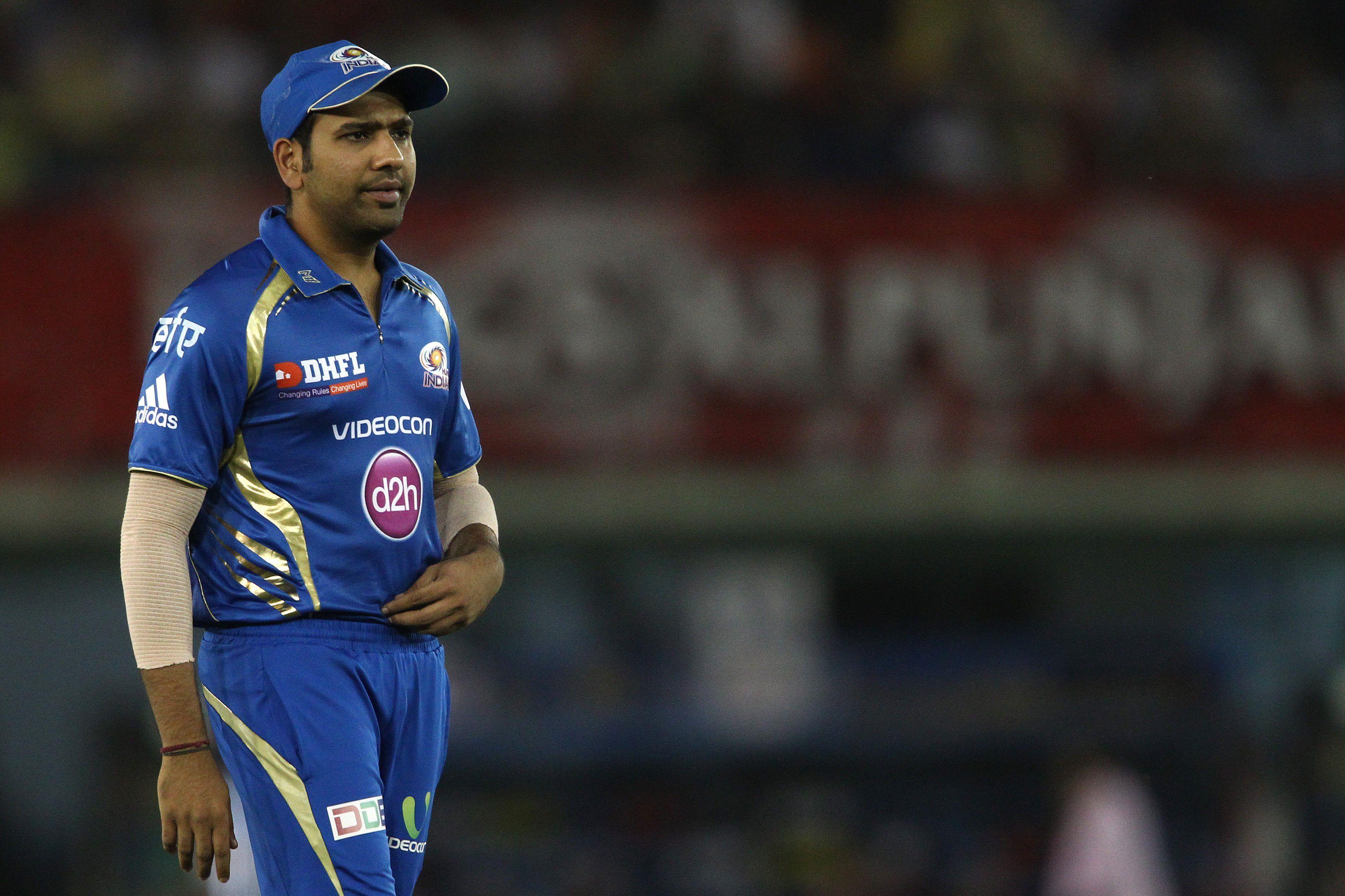 Hình nền 3714x2476 Rohit Sharma Mumbai Indians