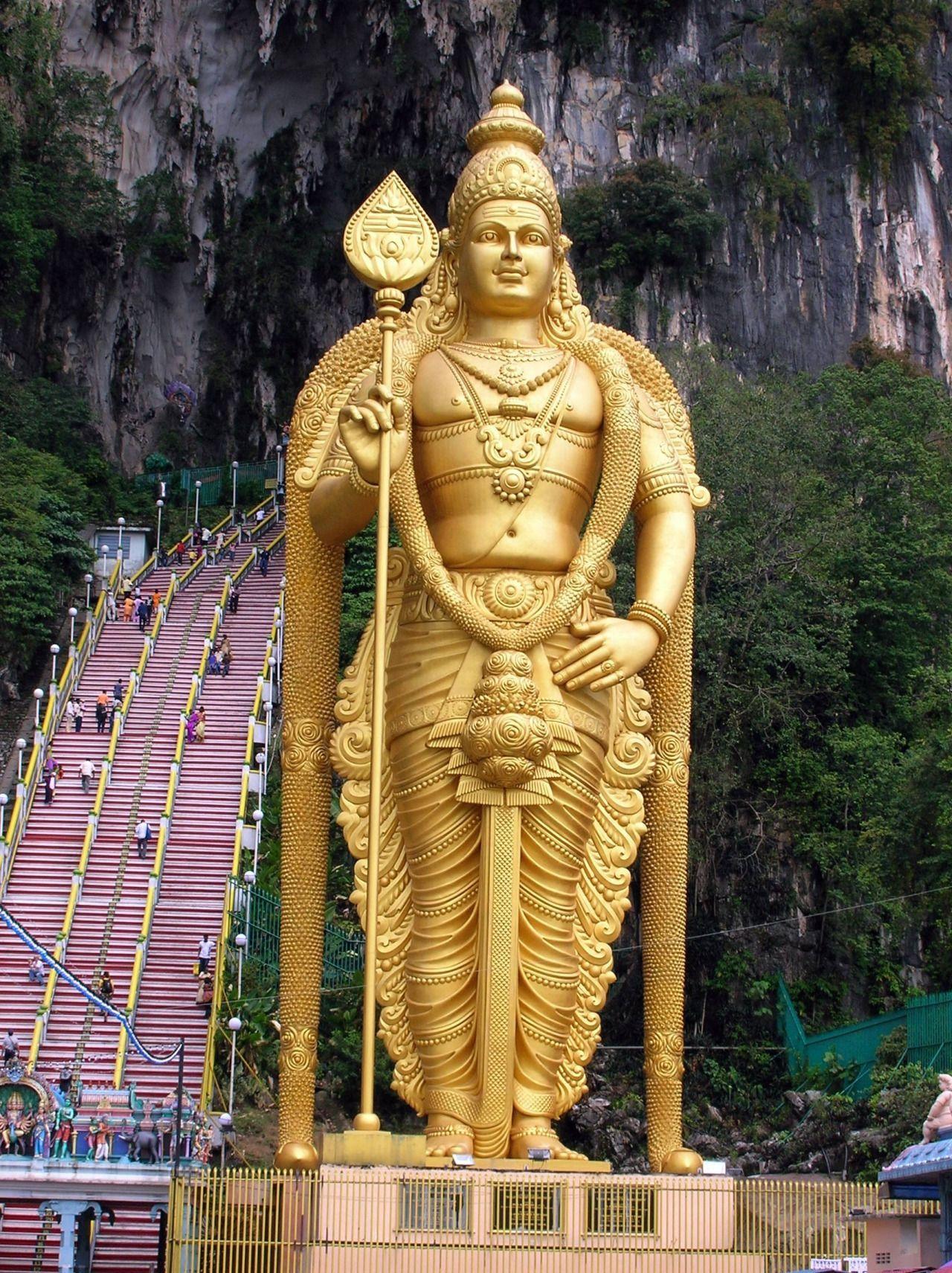 Free download Statue of hindu god Murugan at Batu cave in Kuala Lumpur  Malaysia [1300x956] for your Desktop, Mobile & Tablet | Explore 24+ Hindu 4k  Wallpapers | Hindu Wallpapers, Hindu Wallpaper,