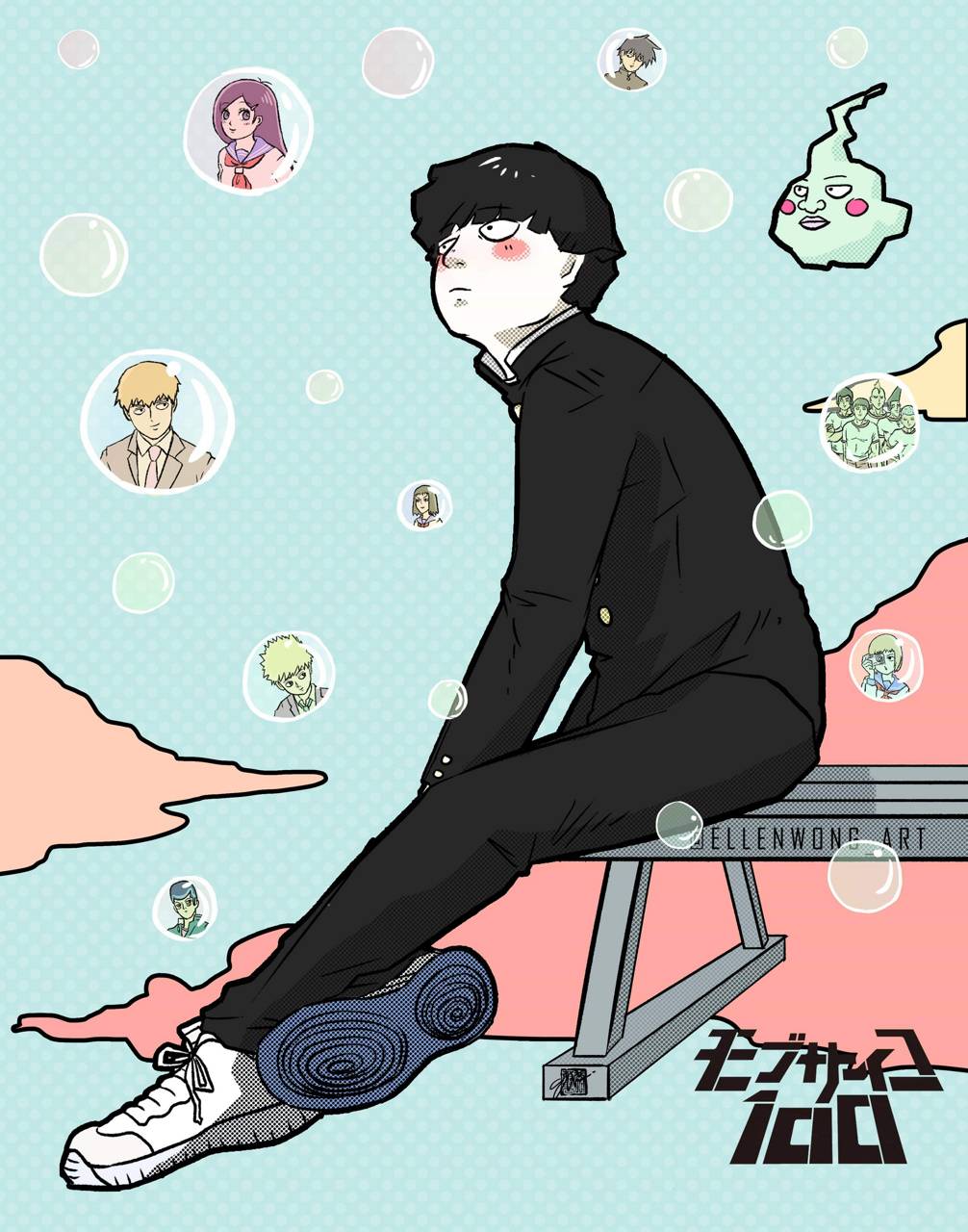 1006x1280 Mob Psycho 100 wallpaper