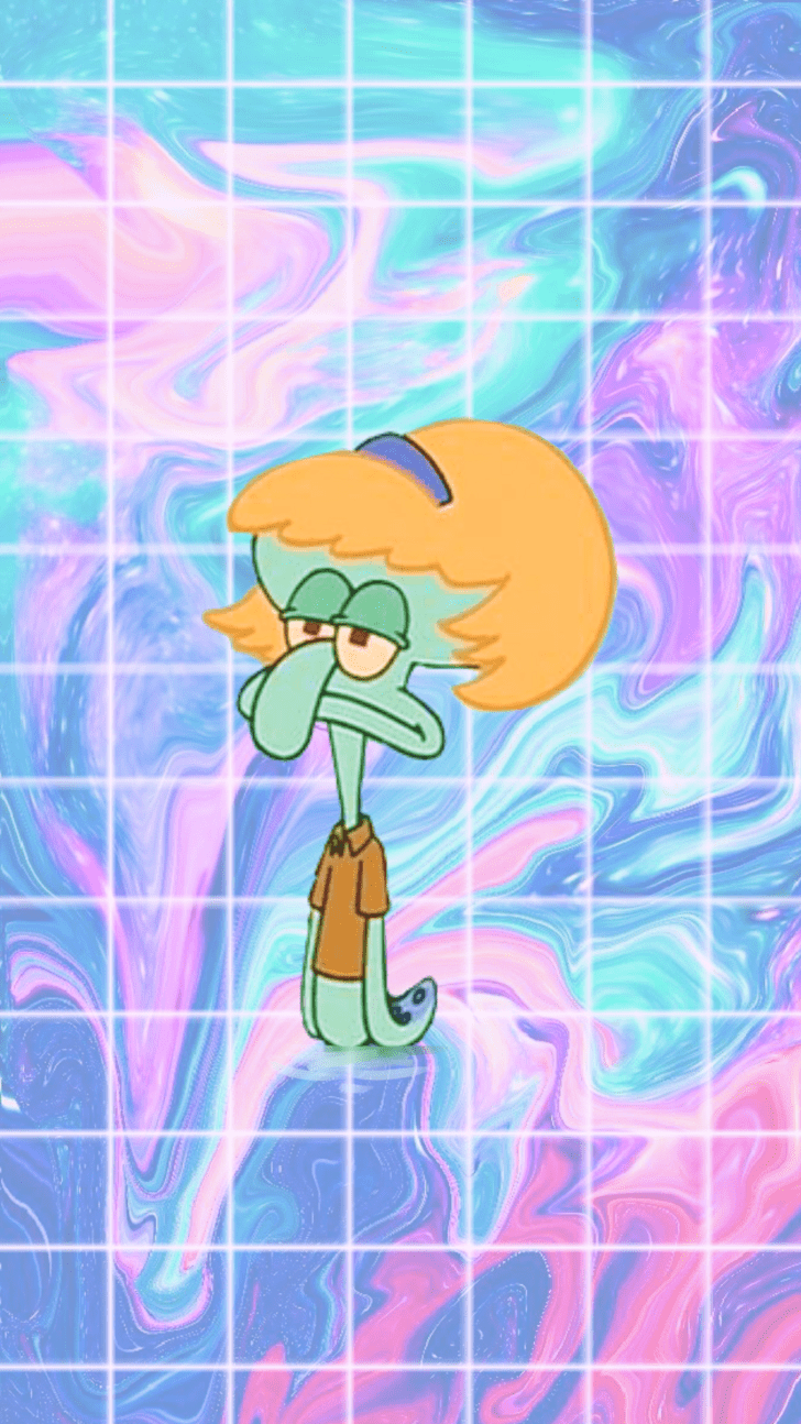 Hình nền thẩm mỹ 728x1294 Squidward Spongebob https://wallpaperaccess.com/full/3883416.png