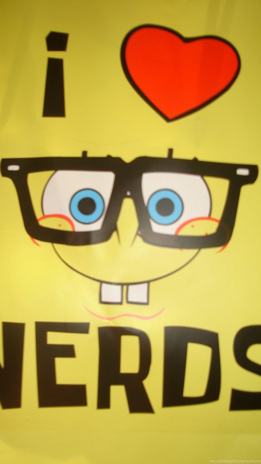 1080x1920 Spongebob Glasses Wallpaper Desktop Background