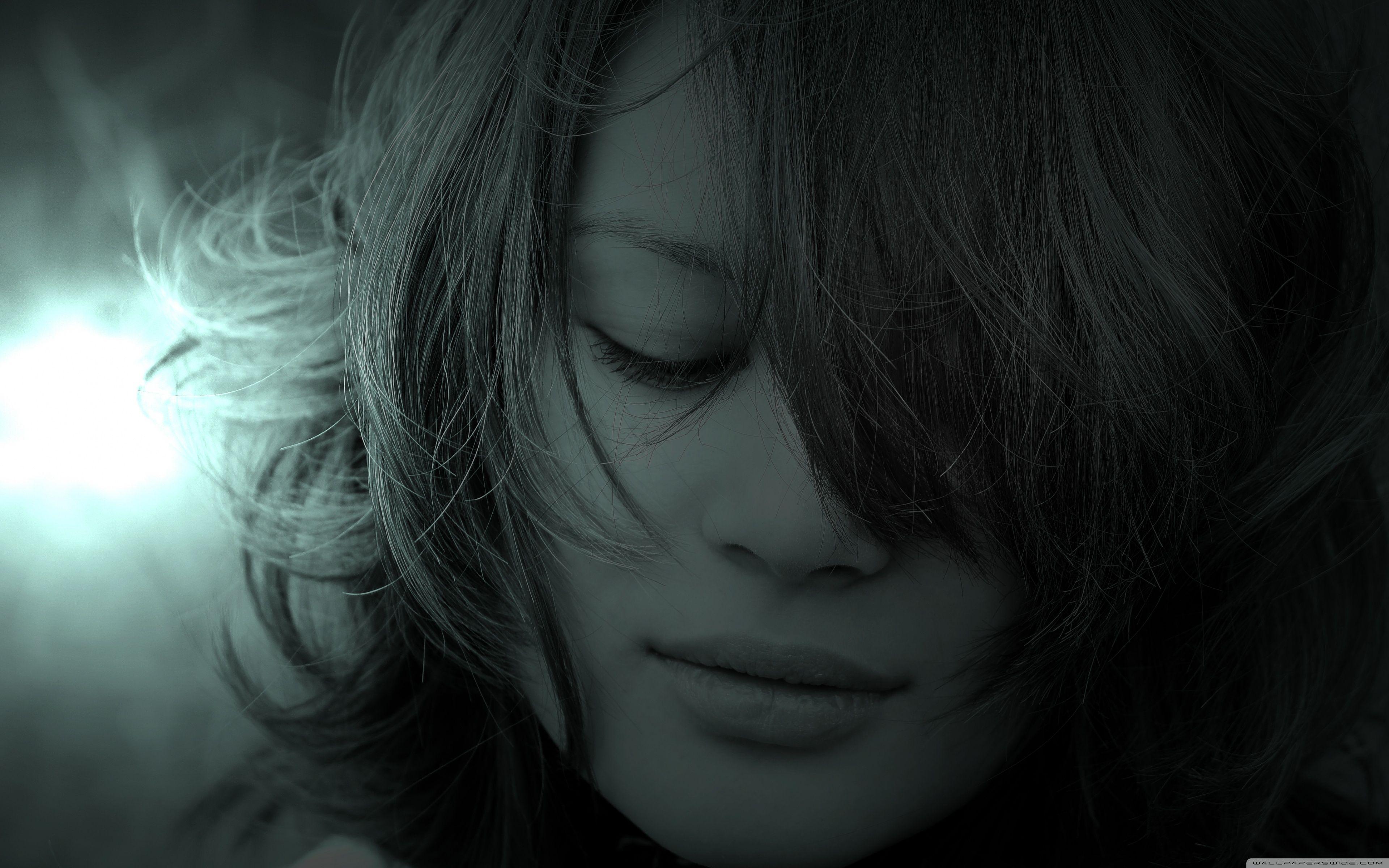 3840x2400 Melancholic Girl Ultra HD Desktop Background Wallpaper for 4K UHD TV : Widescreen & UltraWide Desktop & Laptop : Tablet