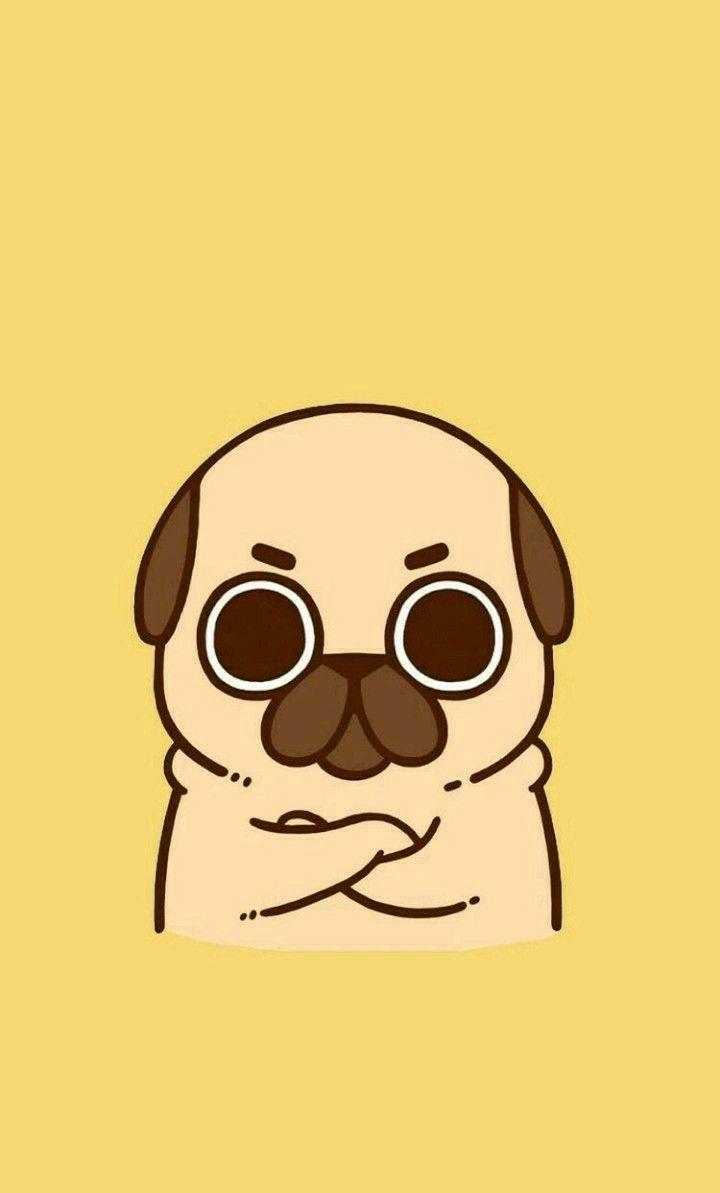 Cartoon Pug Wallpapers - Top Free Cartoon Pug Backgrounds - WallpaperAccess