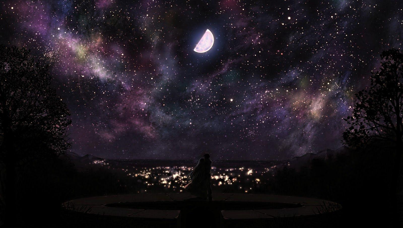 1600x904 Free download Khiki Khuki Anime Wallpaper [1600x904] for your Desktop, Mobile & Tablet. Explore Night Sky Background. Night Sky Wallpaper HD, Night Sky Wallpaper for Computer, Night Sky Phone Wallpaper