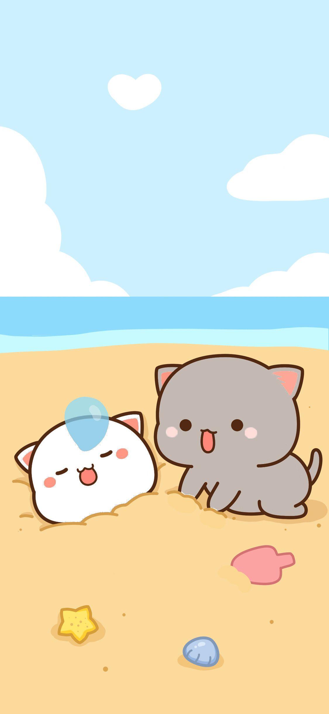 1125x2436 Peach and Goma