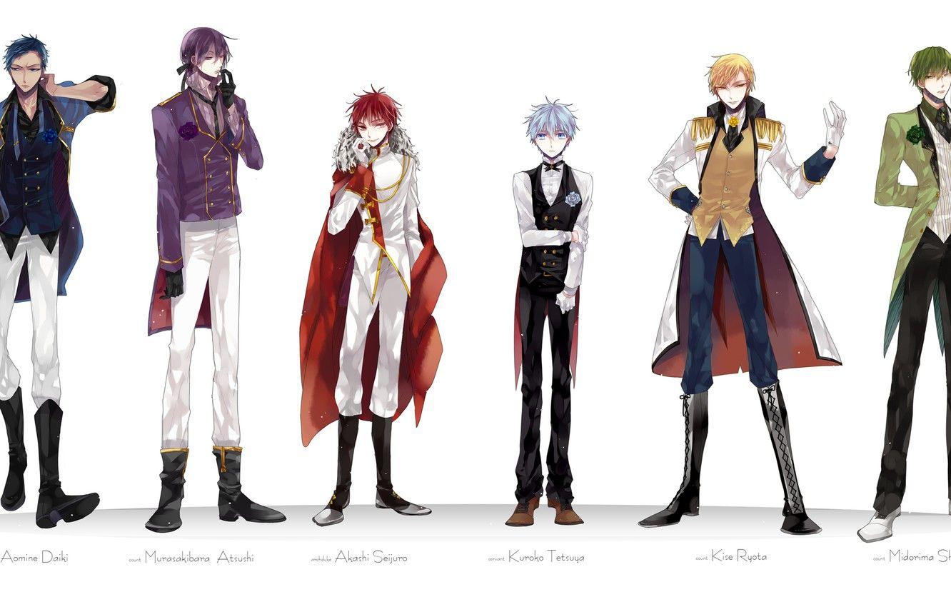 1332x850 Wallpaper butterfly, rose, ring, costume, tie, gloves, Prince, cloak, vest, Kise Ryouta, Kuroko Tetsuya, kuroko's basketball, Kuroko from Basket, Aomine Daiki, Midorima Shintarou, Murasakibara Atsushi image for desktop, section прочее