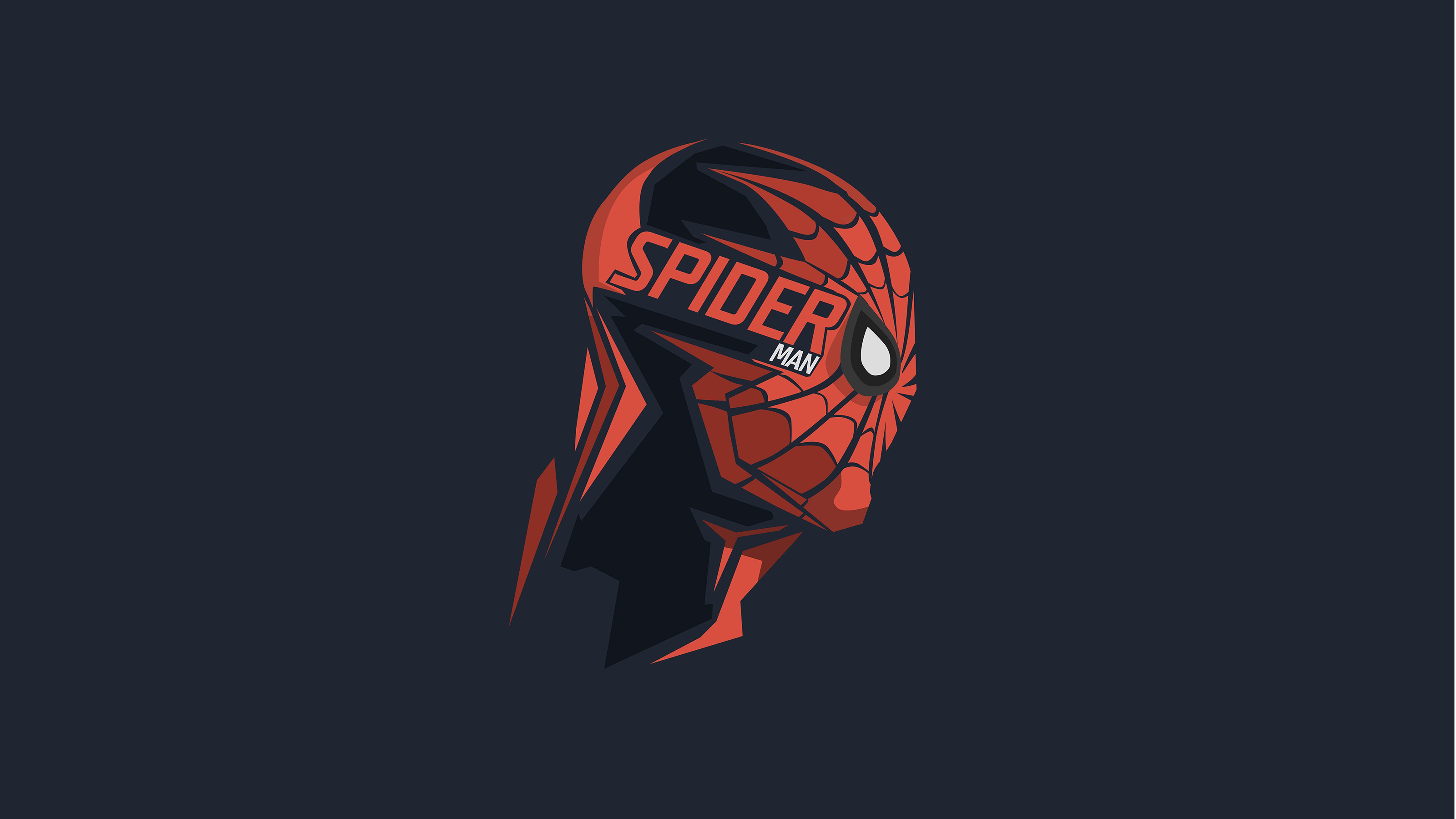 7680x4320 Spiderman Mask Minimalism 8k 8k HD 4k Wallpaper, Image, Background, Photo and Picture