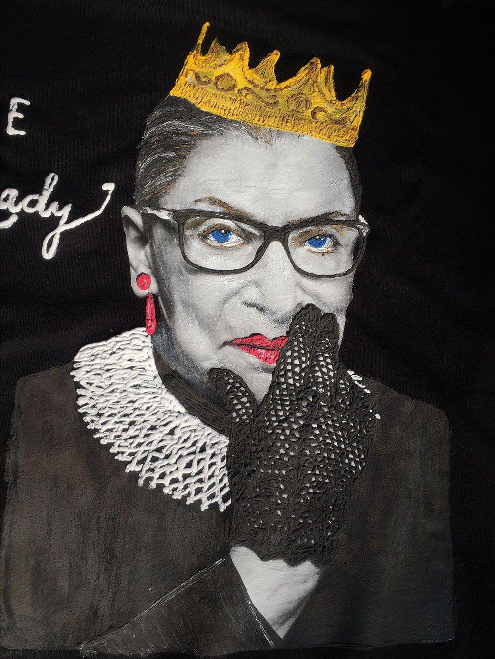 1000x1333 Notorious RBG T shirt PAINTED Ruth Bader Ginsburg TShirt