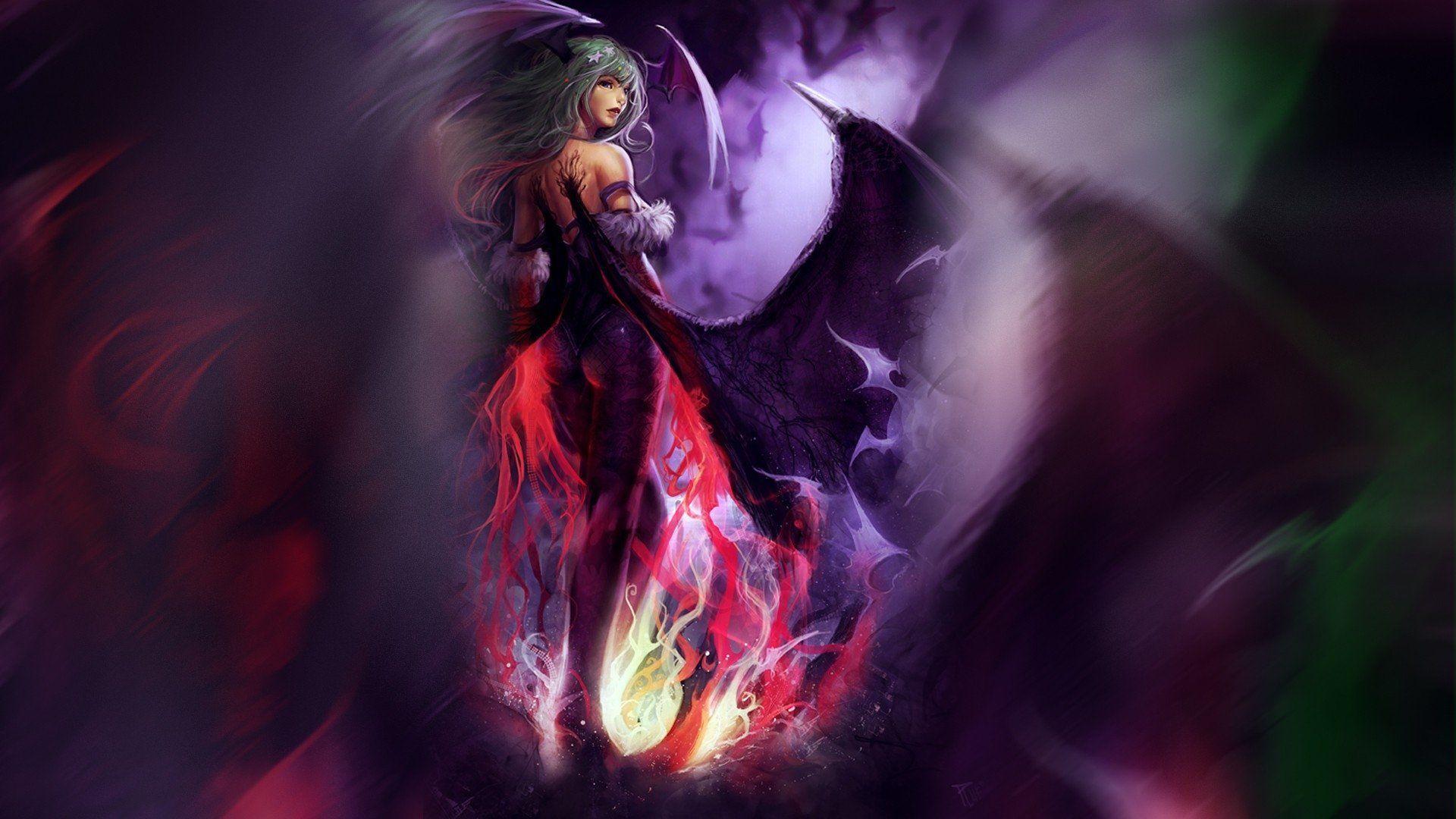 1920x1080 Morrigan Aensland Wallpaper HD
