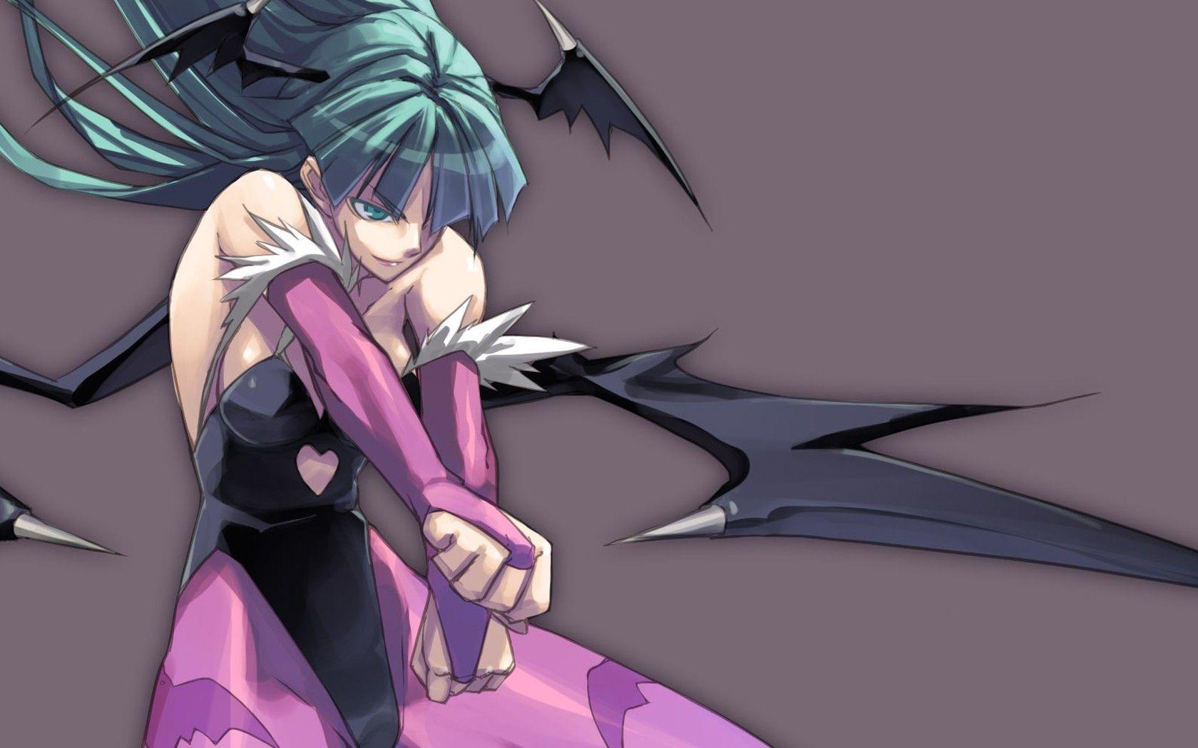 1680x1050 Darkstalkers, Anime, Video Games, Morrigan, Morrigan Aensland Wallpaper HD / Desktop and Mobile Background