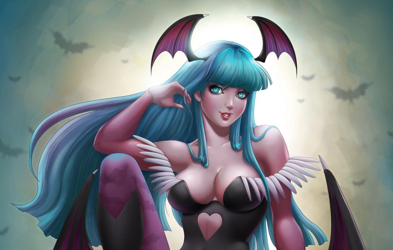 1332x850 Wallpaper Street Fighter, Darkstalkers, Morrigan Aensland, succubus image for desktop, section игры