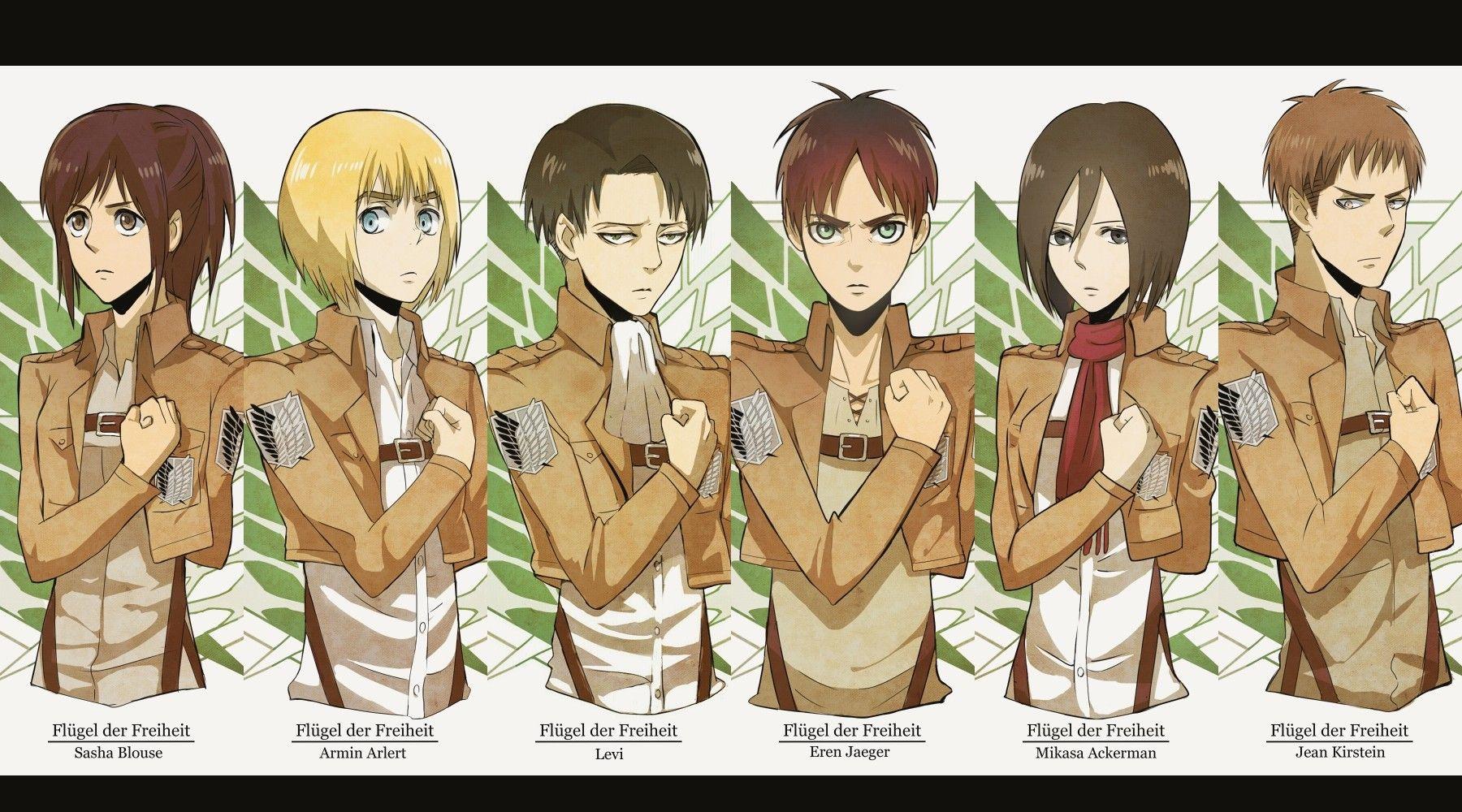 1800x1000 Attack On Titan Wallpaper HD Tải xuống