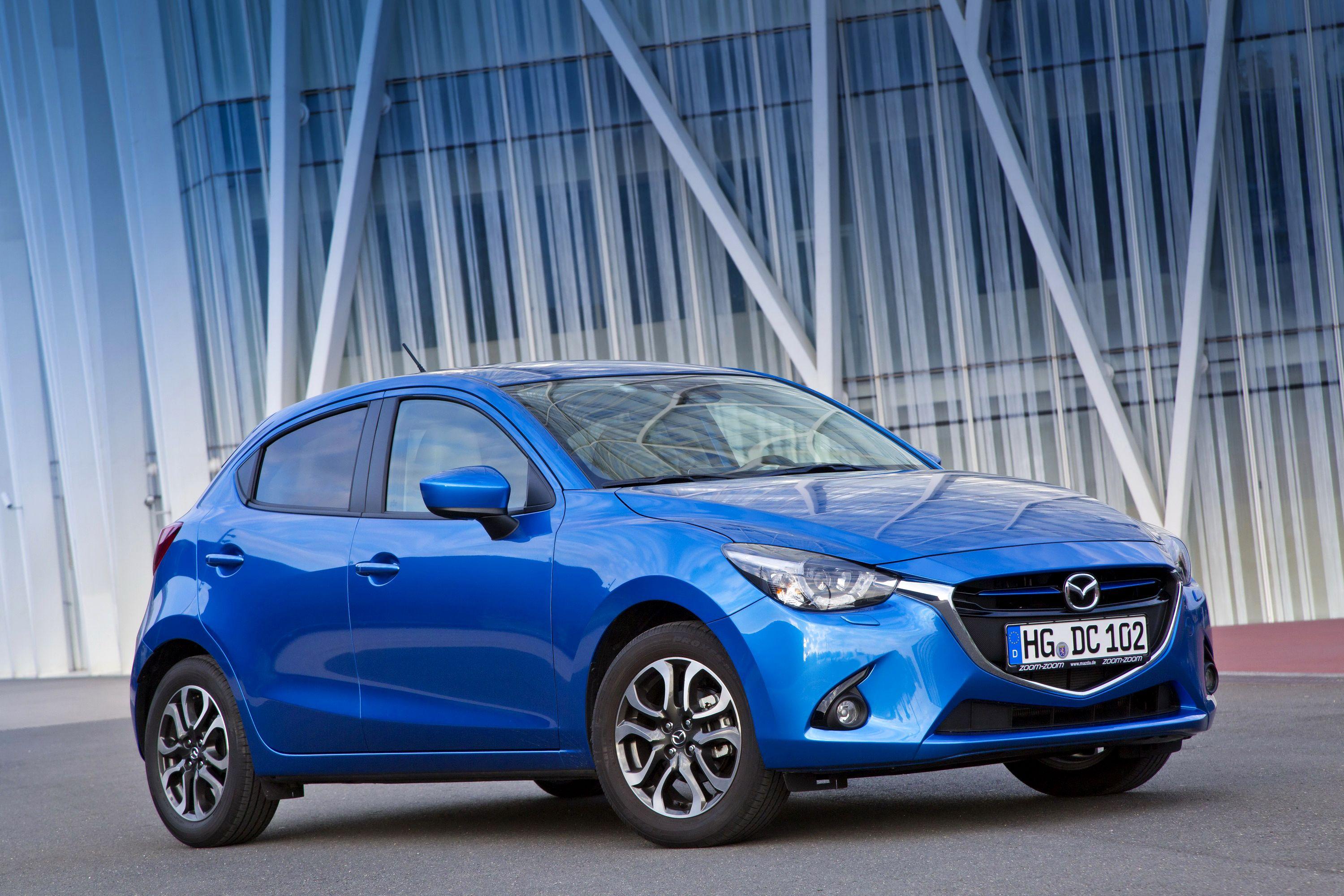 3000x2000 Picture 2014 Mazda 2 Light Blue Metallic automobile 3000x2000