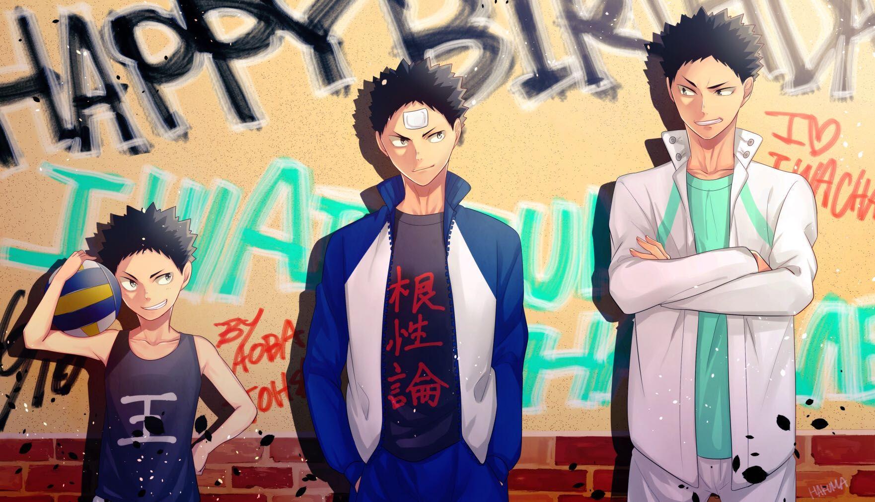1762x1011 Haikyuu!! Image - [021] HAPPY BIRTHDAY IWAIZUMI HAJIME