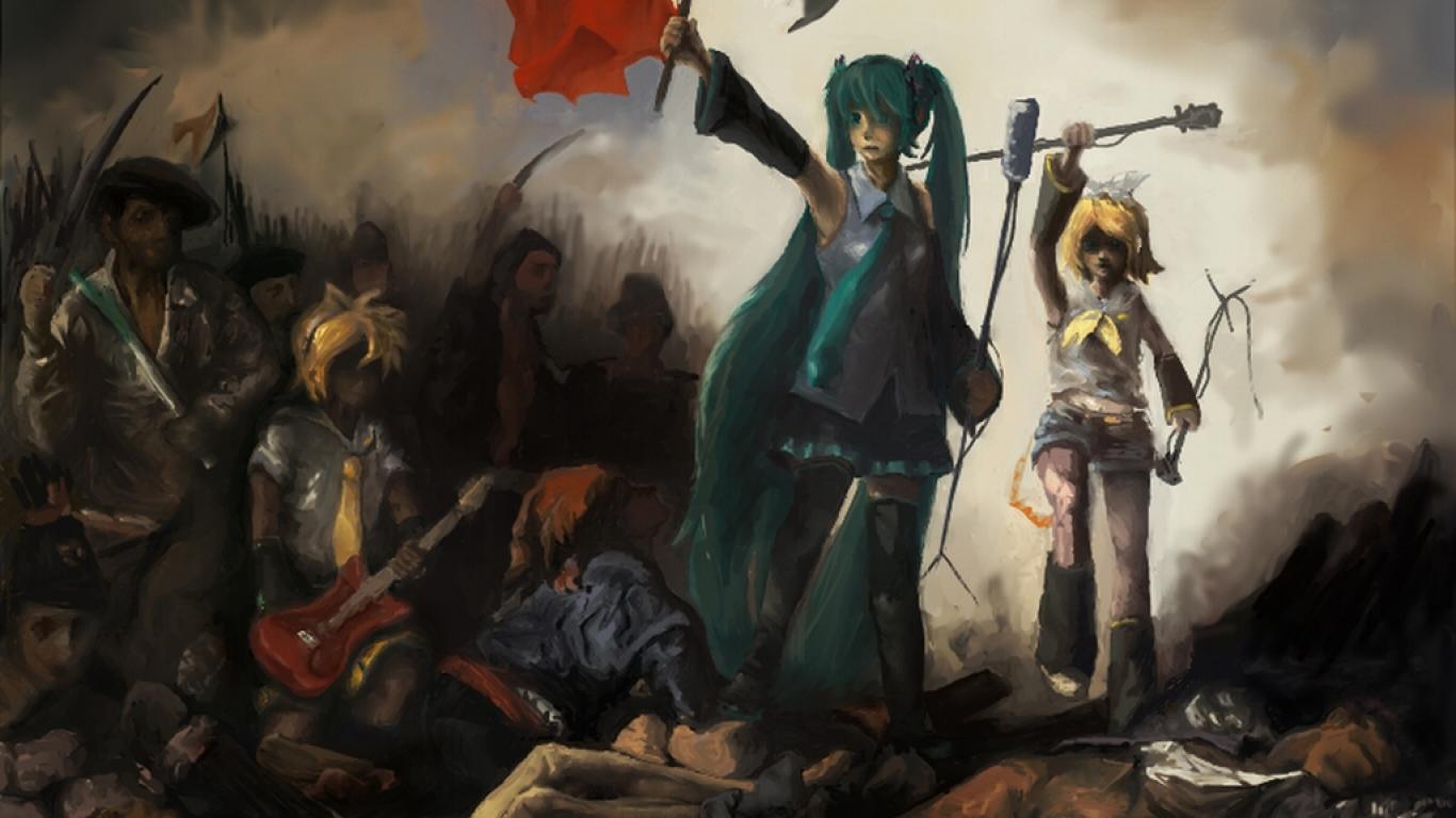 1366x768 Liberty Leading the People Wallpaper. Stupid People Wallpaper, People Wallpaper and Cute Box People Wallpaper