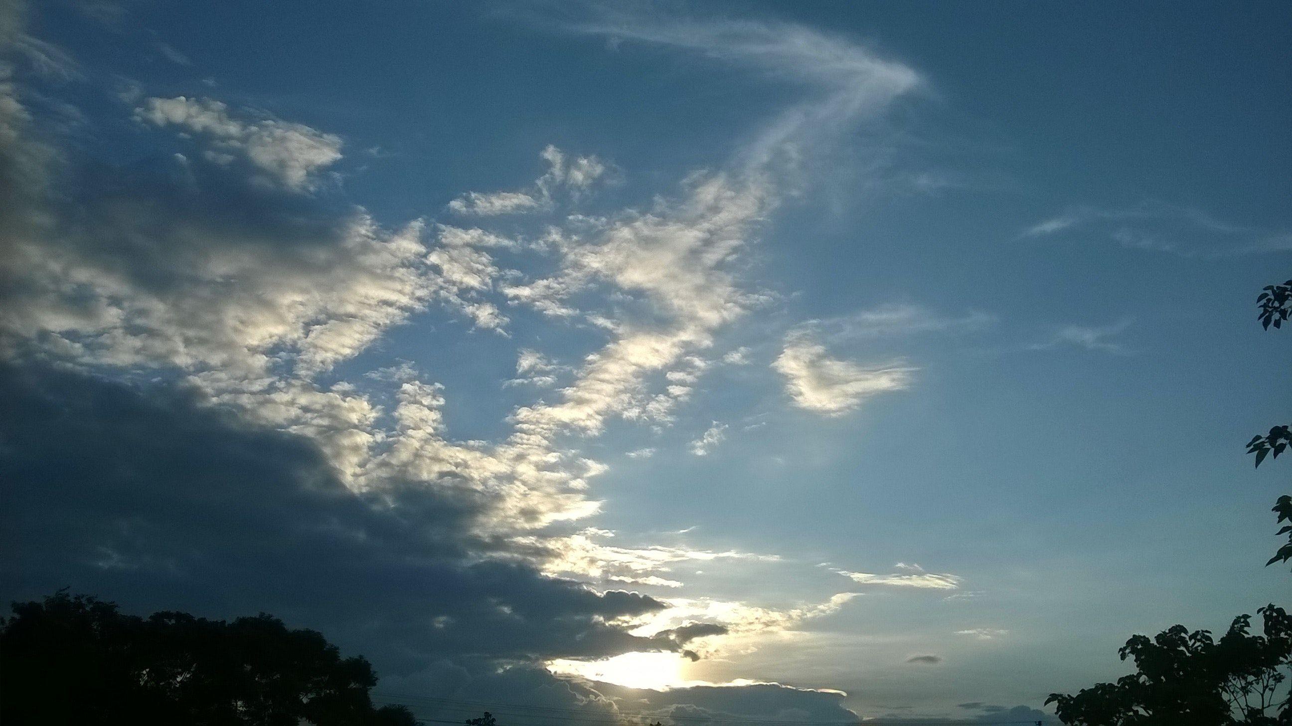2592x1456 Free of cloudy sky, Rainy Sky, sun in clouds