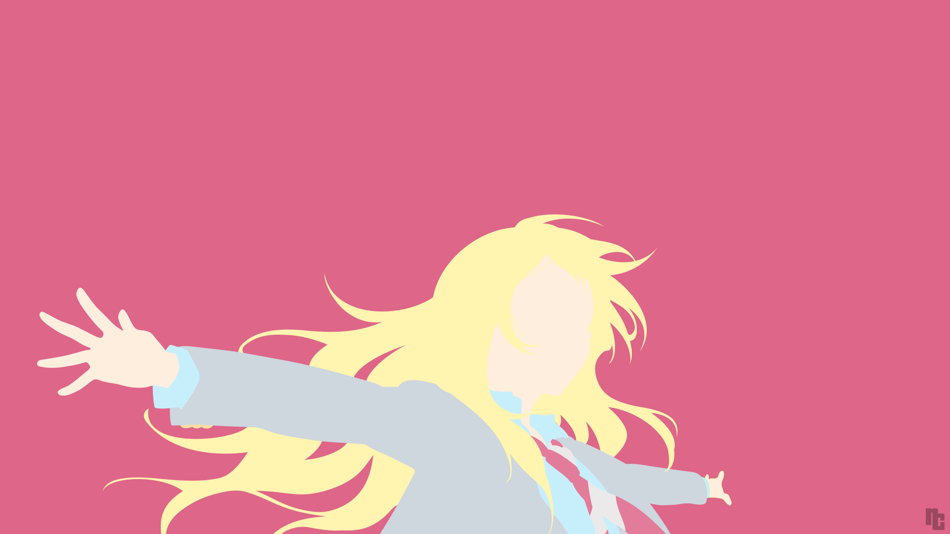 Best of Kaori Miyazono Wallpapers -1920x1080 Your Lie in April Miyazono Minimalist Wallpaper