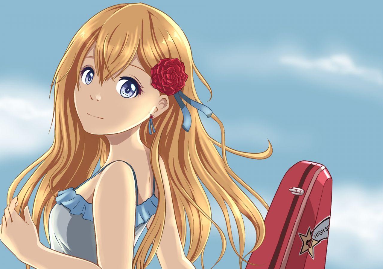 Best of Kaori Miyazono Wallpapers -1280x900 Desktop Wallpaper Kaori Miyazono, Beautiful Anime Girl, Blonde, HD Image, Picture, Background, Bbsaqt