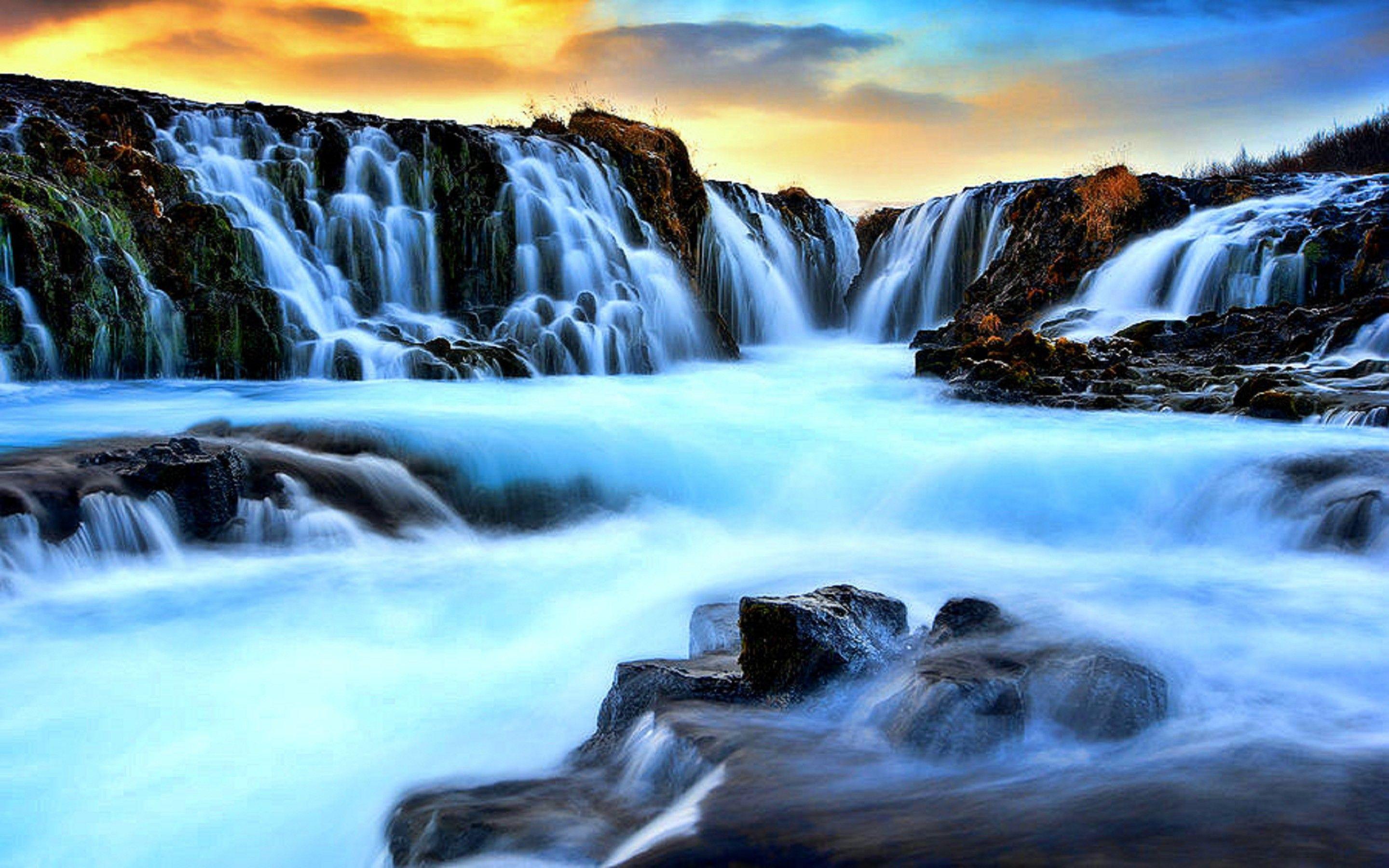 2880x1800 Waterfall: Iceland Waterfall Waterscapes Places Attractions Dreams