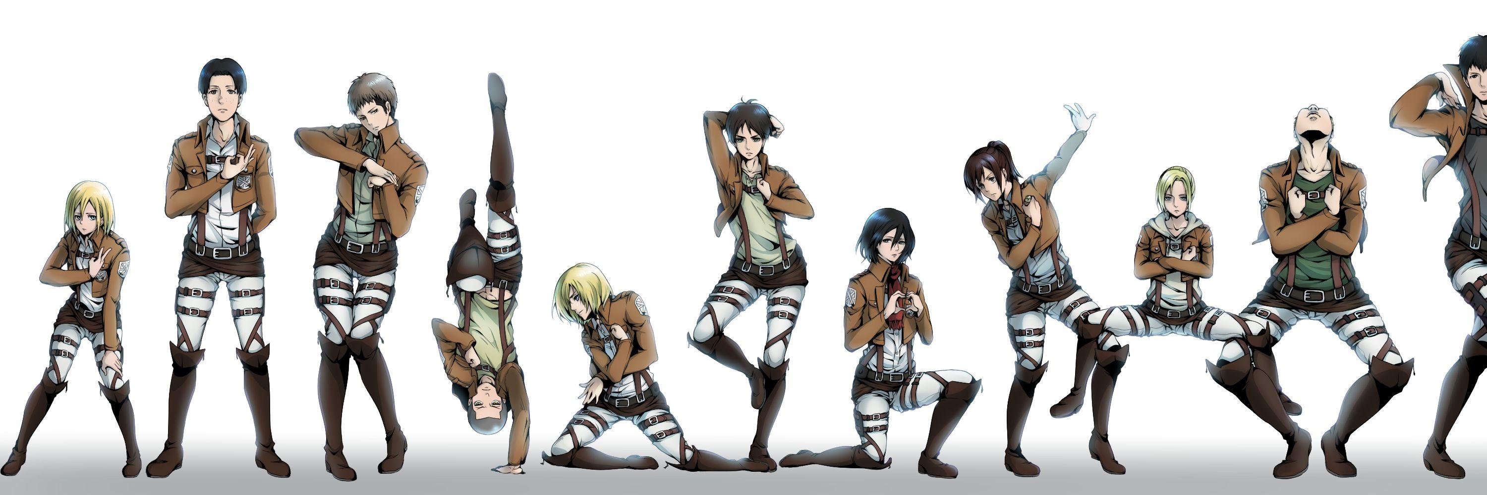 Attack On Titan Characters Wallpapers Top Free Attack On Titan Characters Backgrounds Wallpaperaccess