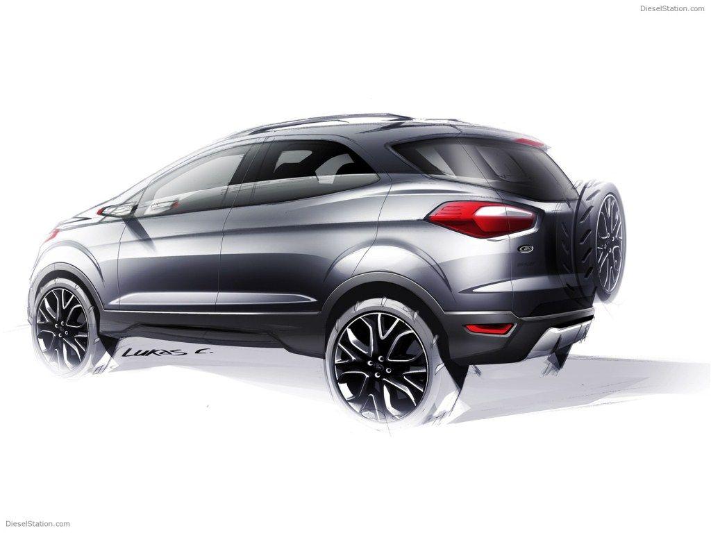 1024x768 Upcoming Ford EcoSport Wallpaper