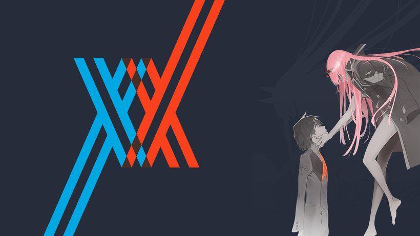 7680x4320 Zero Two and Hiro Darling in the FranXX 8K