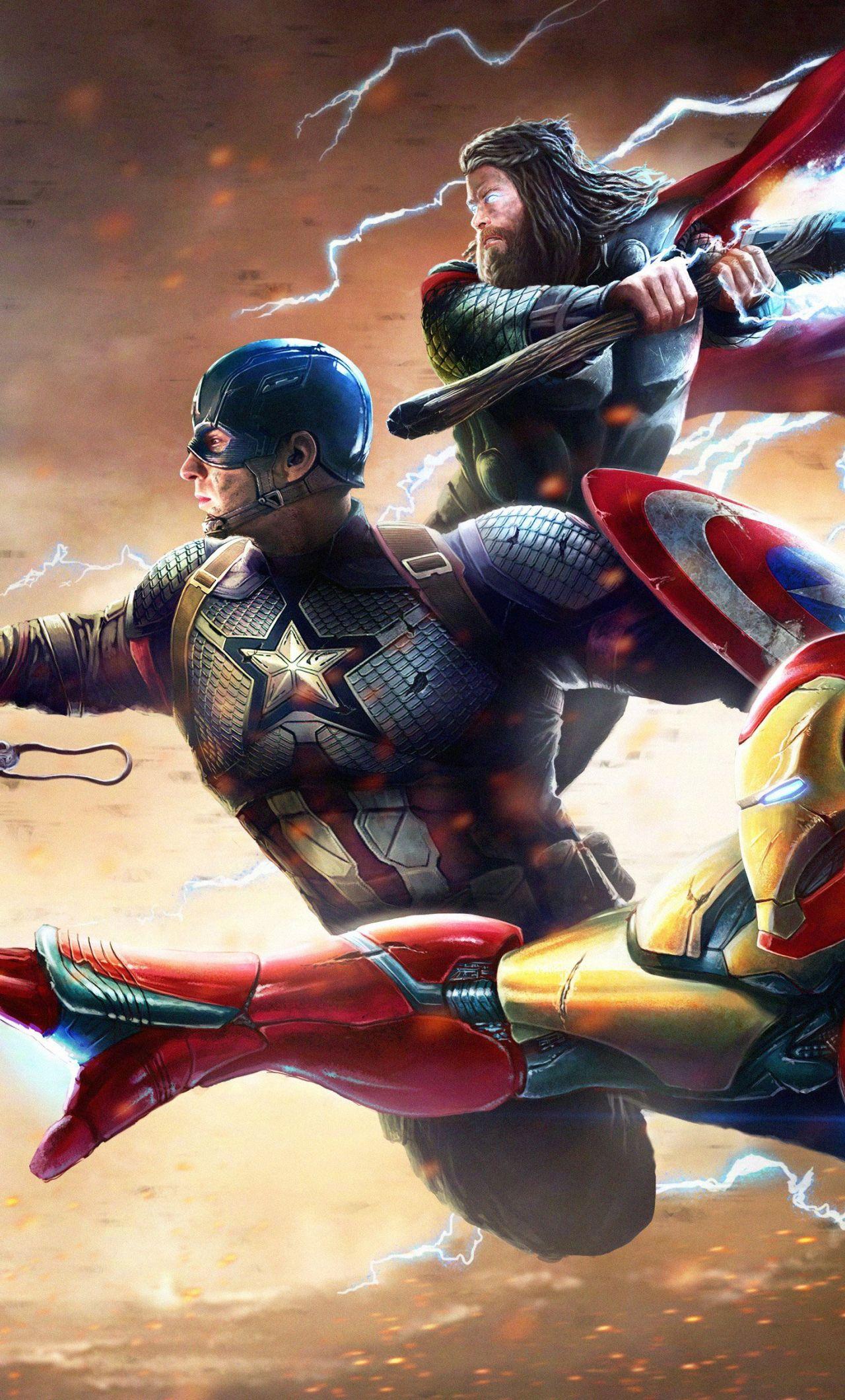 1280x2120 Thanos Against Captain America Iron Man and Thor iPhone 6 plus Wallpaper, HD Movies 4K Wallpaper, Image, Photo and Background