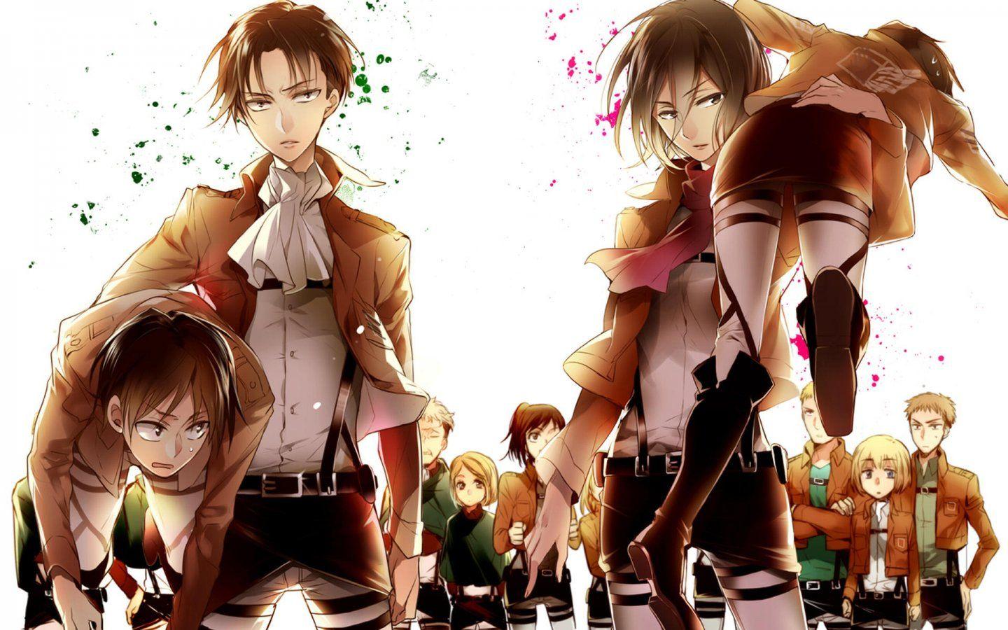 1440x900 Attack on Titan hình nền