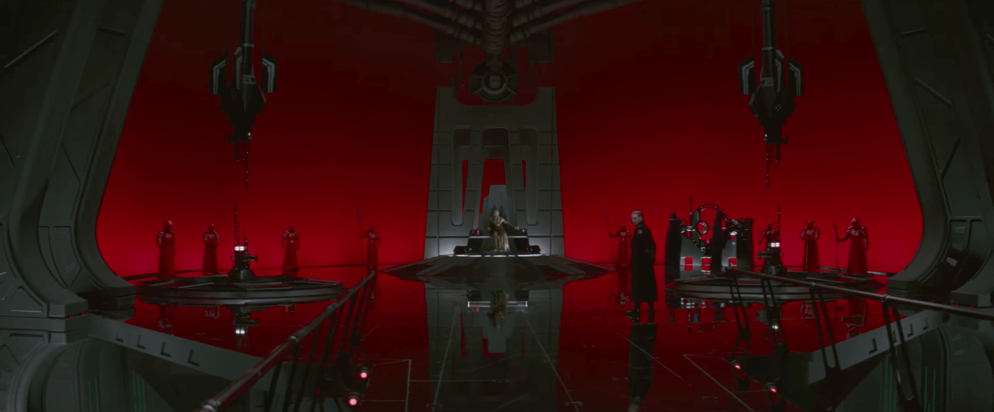1440x598 Star Wars: The Last Jedi Image: Snoke's Throne, Praetorian Guards