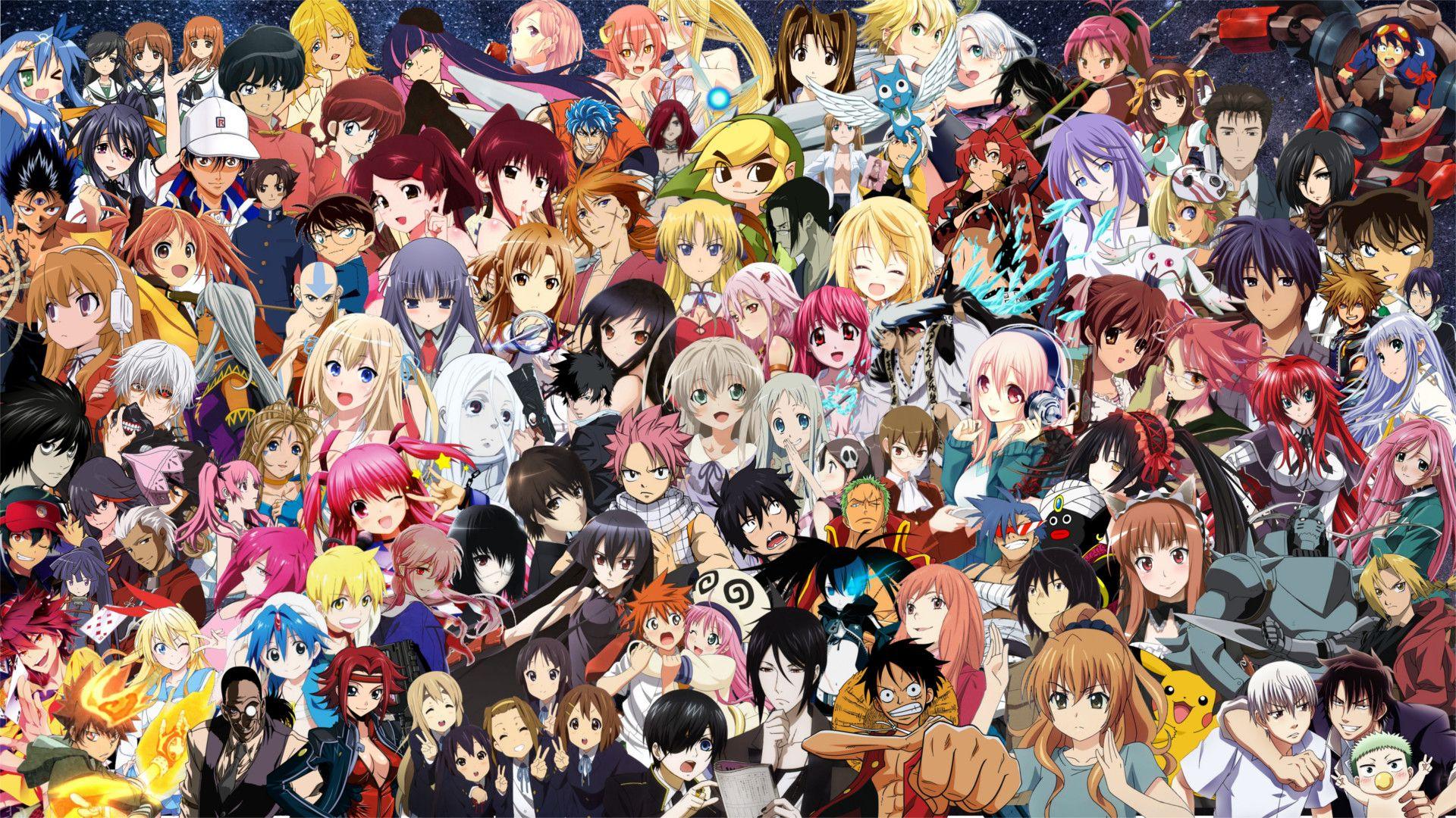 Anime All Characters Wallpapers - Top Free Anime All Characters Backgrounds  - WallpaperAccess