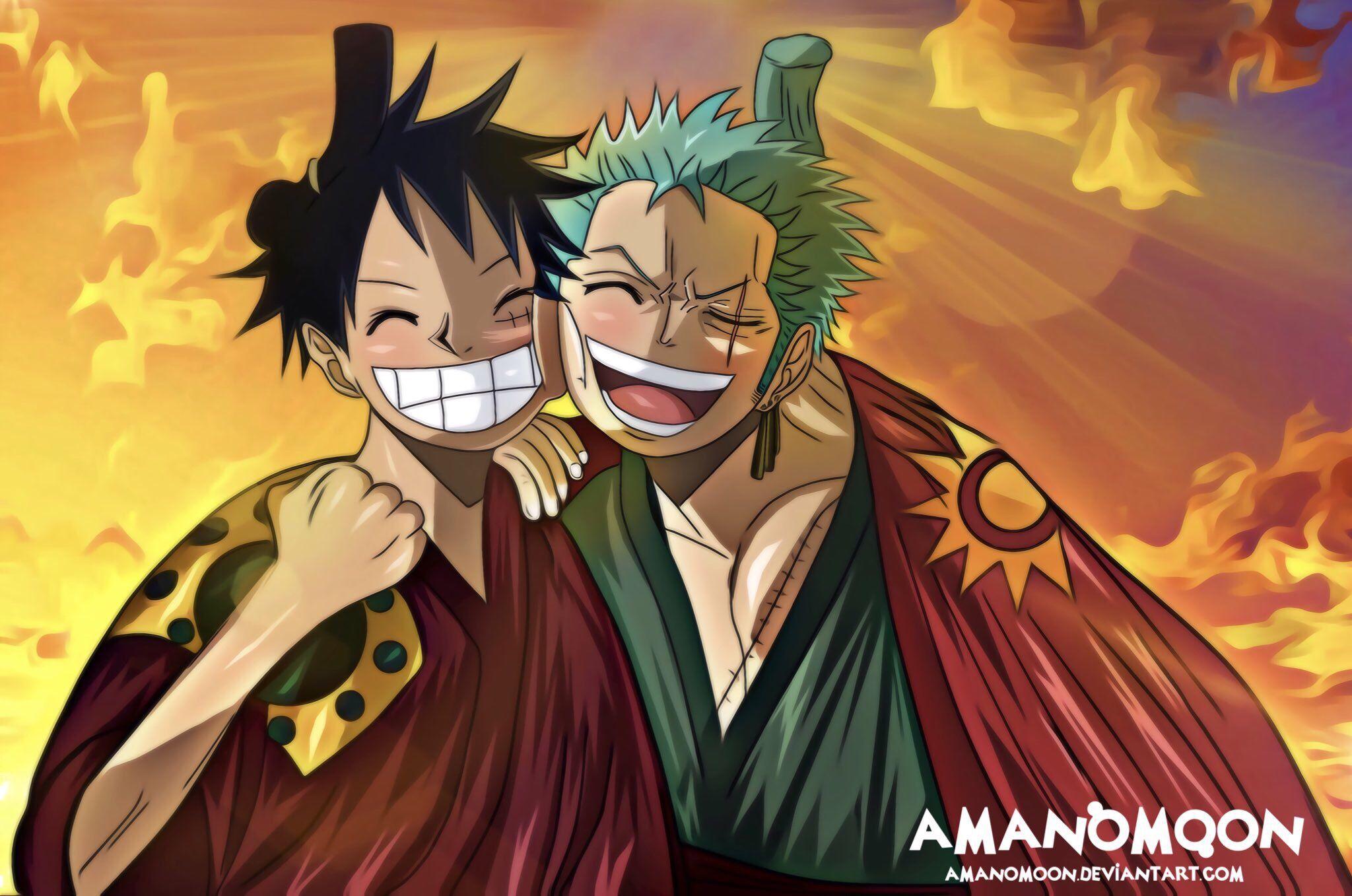 Zoro And Luffy Wallpapers Top Free Zoro And Luffy Backgrounds Wallpaperaccess