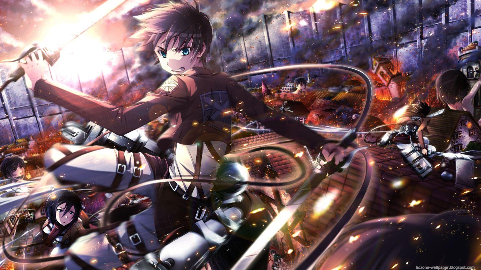 1920x1080 Shingeki No Kyojin hình nền (24)