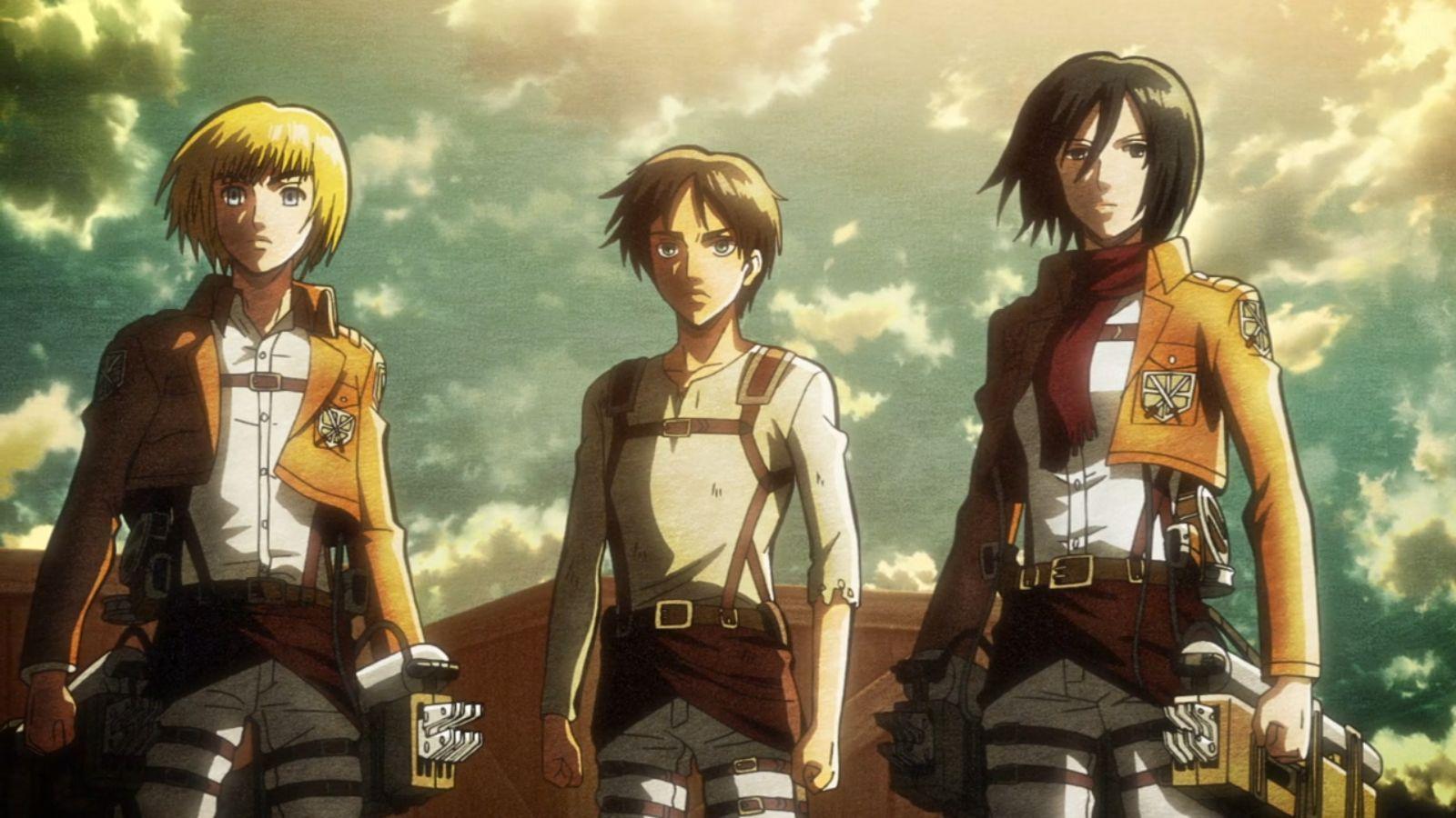 Eren And Mikasa Wallpapers Top Free Eren And Mikasa Backgrounds Wallpaperaccess