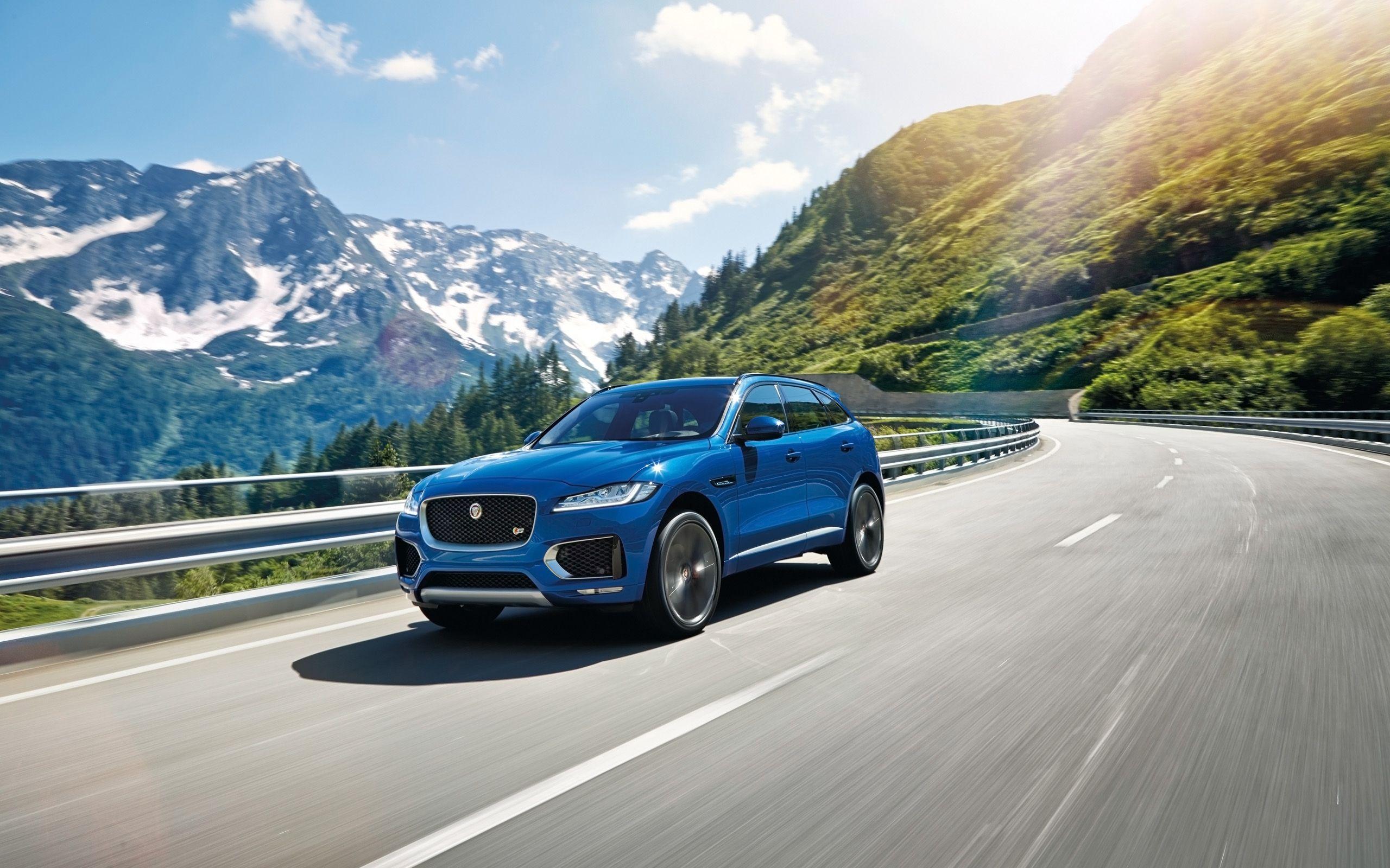 2560x1600 Jaguar F Pace Wallpaper, Red Latest Model Car Image