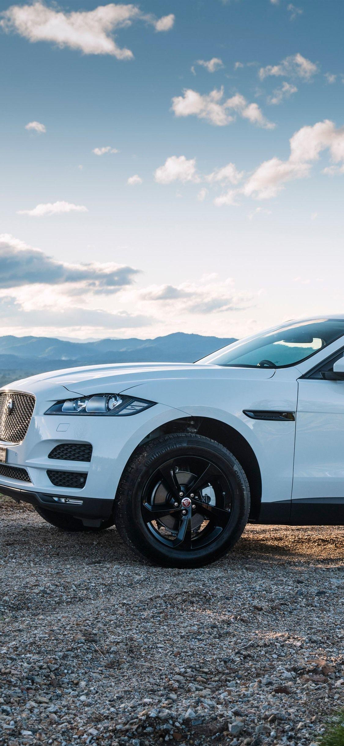1125x2436 Jaguar F Pace White SUV Car Side View 1125x2436 IPhone 11 Pro XS X Wallpaper, Background, Picture, Image
