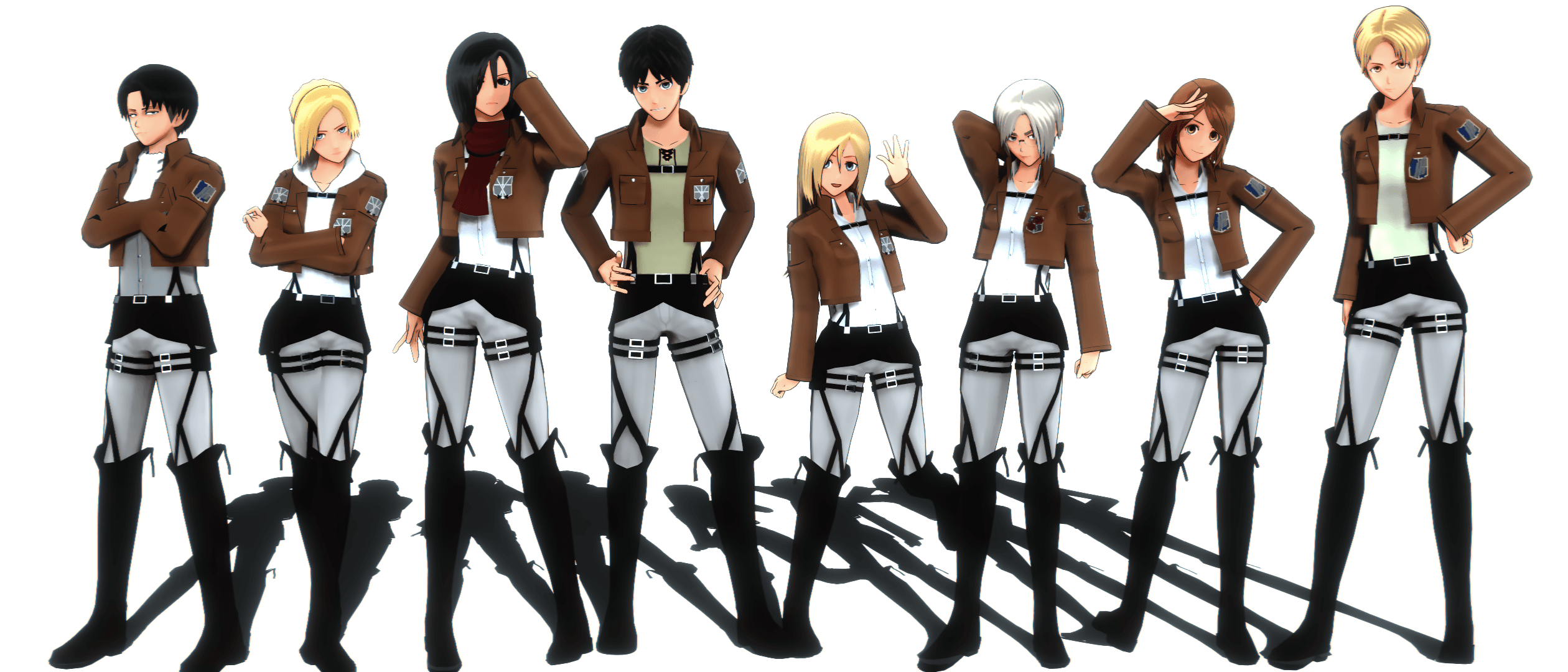Liên kết tải xuống mô hình 2520x1080 MMD Shingeki no Kyojin