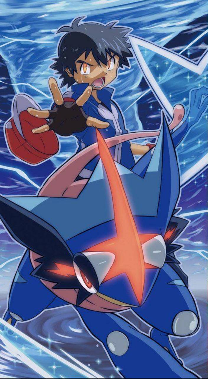 705x1280 Ash Greninja wallpaper