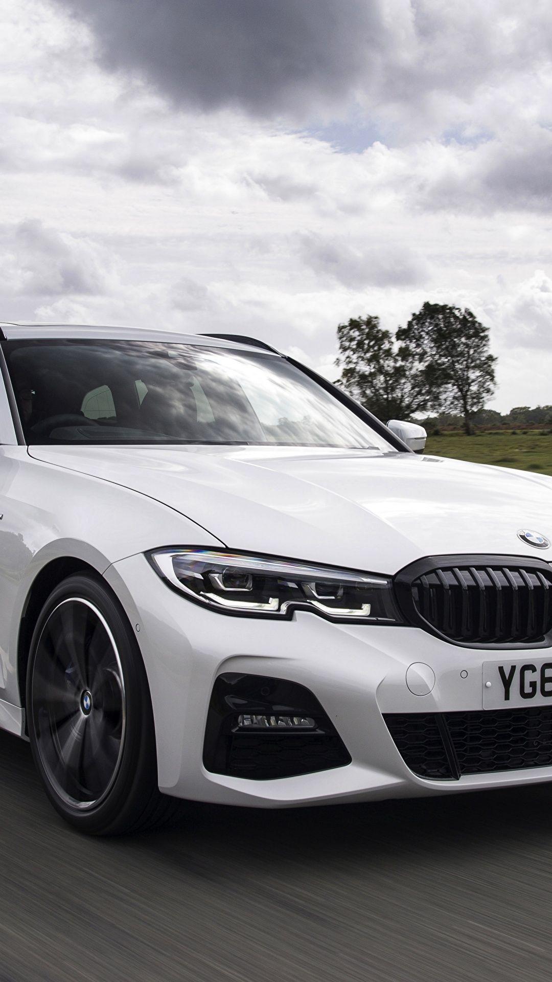 1080x1920 Photo BMW Station Wagon G21 3 Series 330i Touring White 1080x1920