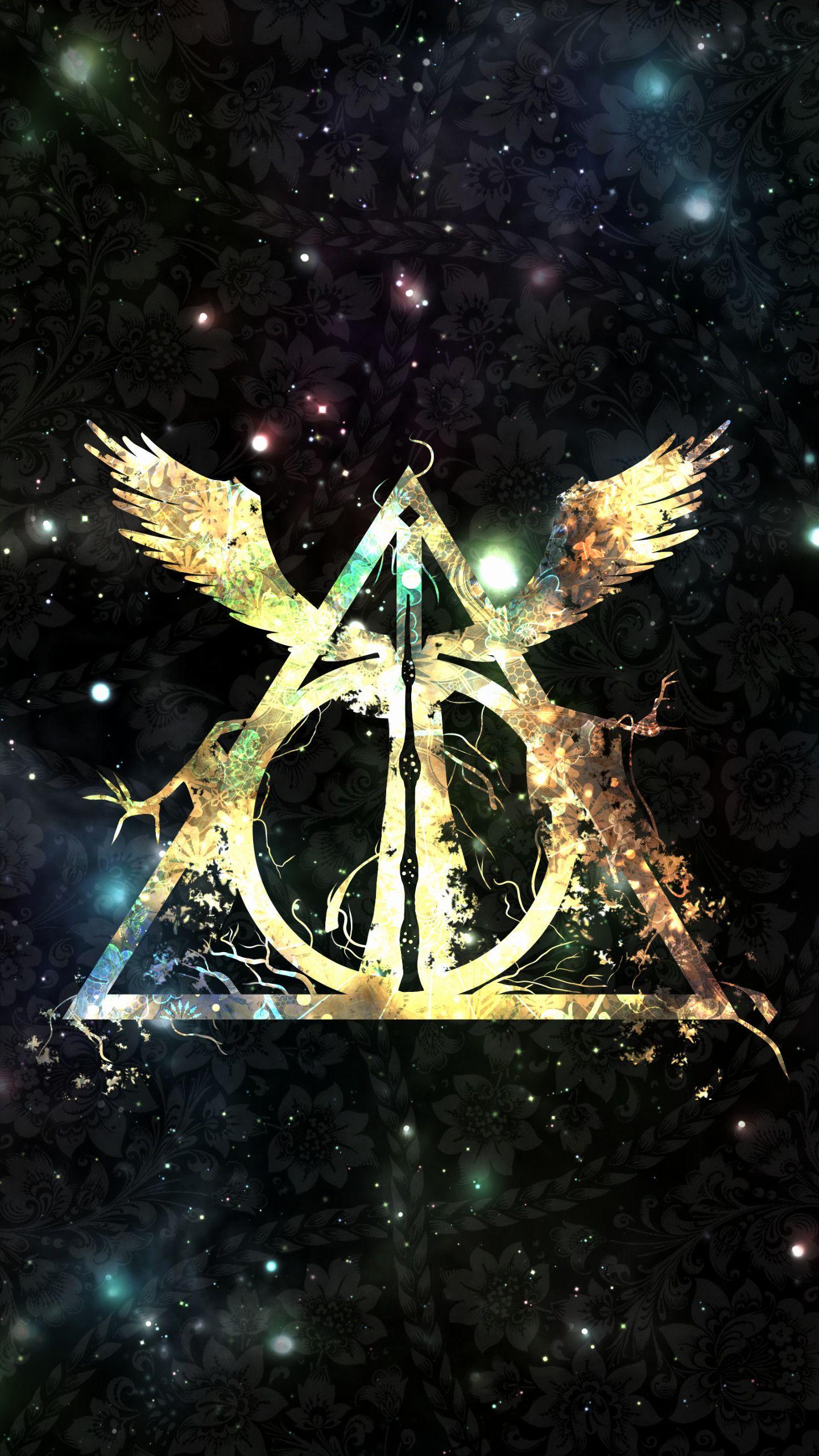 1440x2560 Hogwarts Houses Wallpaper