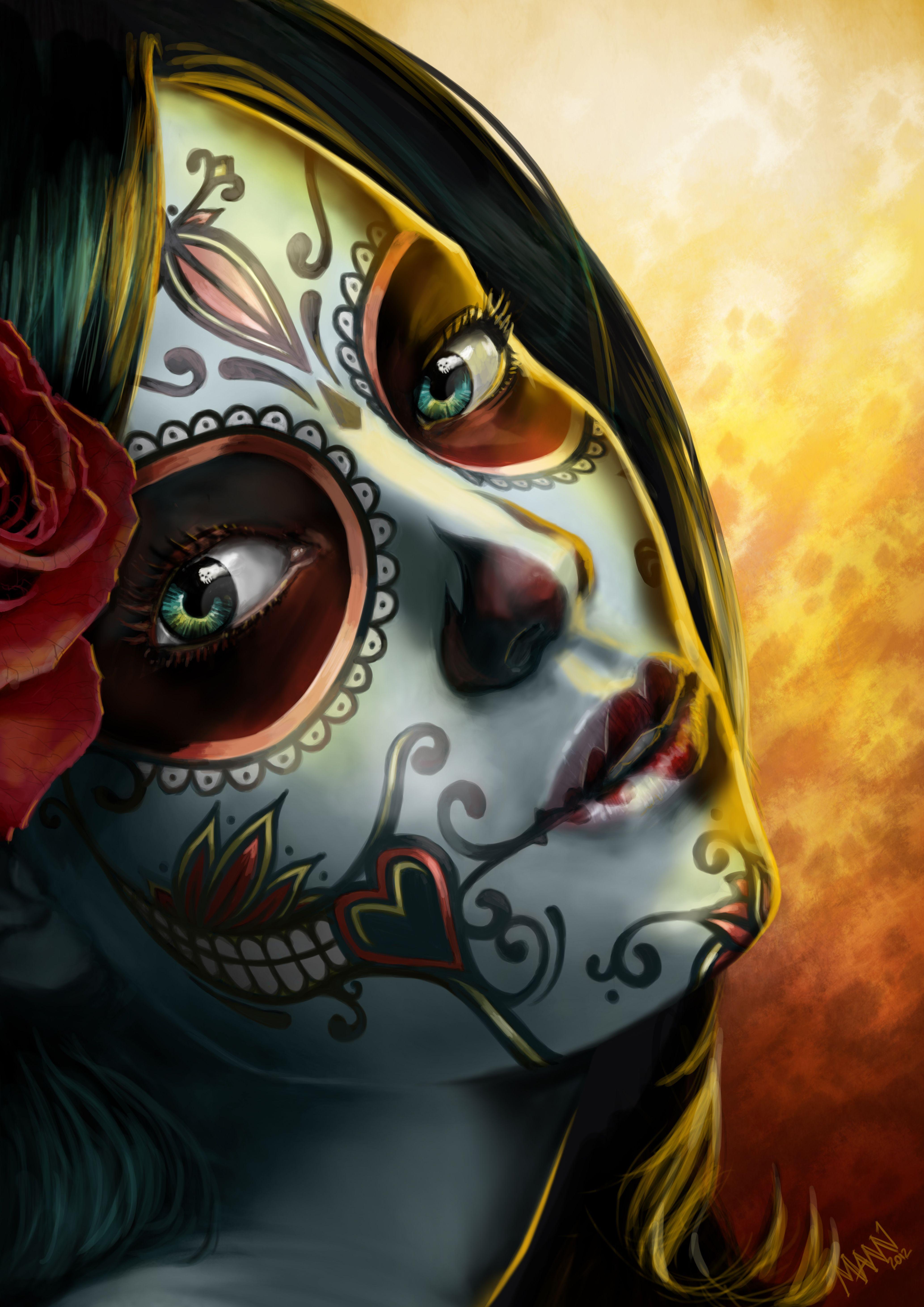 Day of the Dead Art Wallpapers Top Free Day of the Dead Art