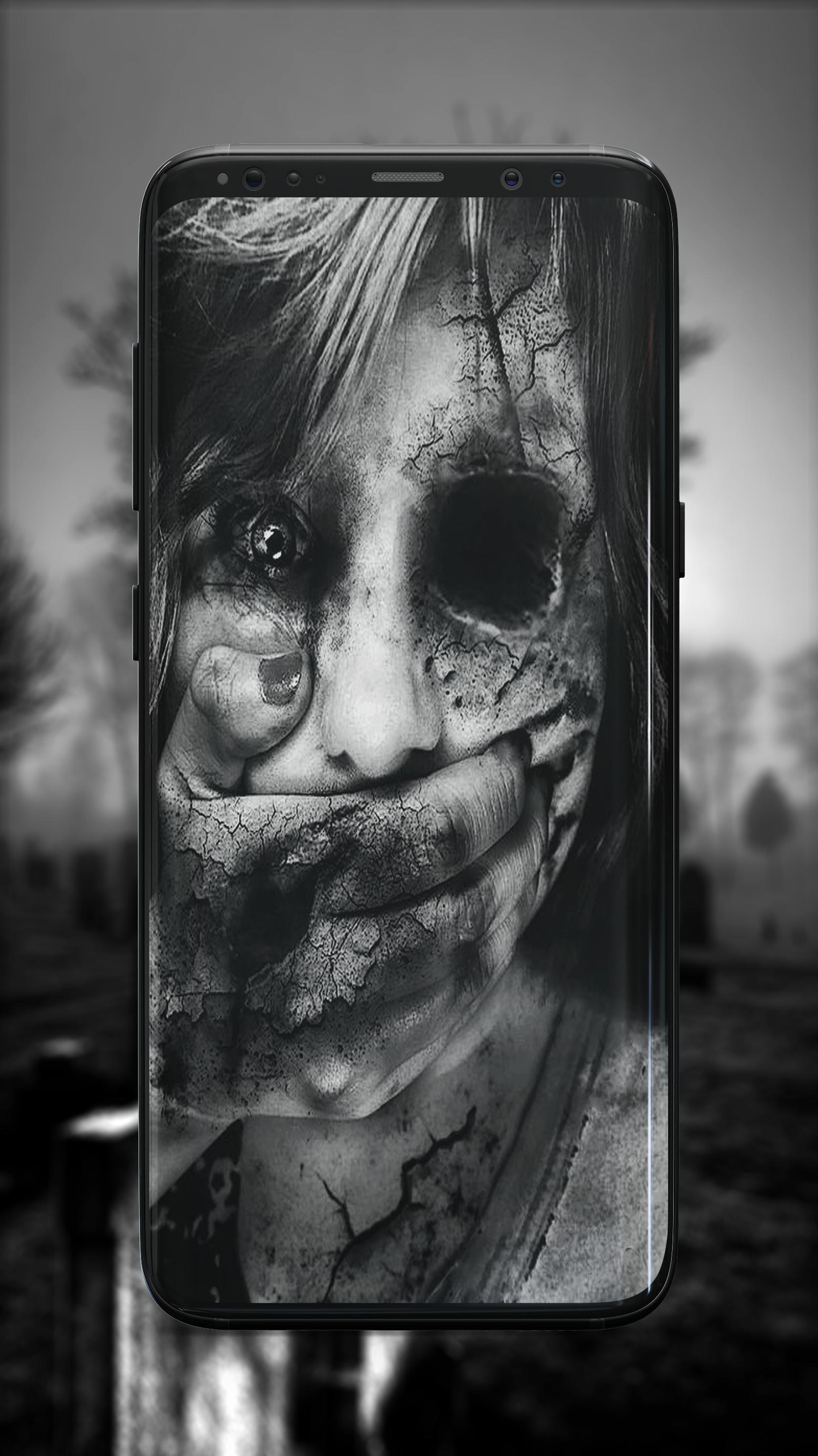 1654x2944 Scary Wallpaper for Android