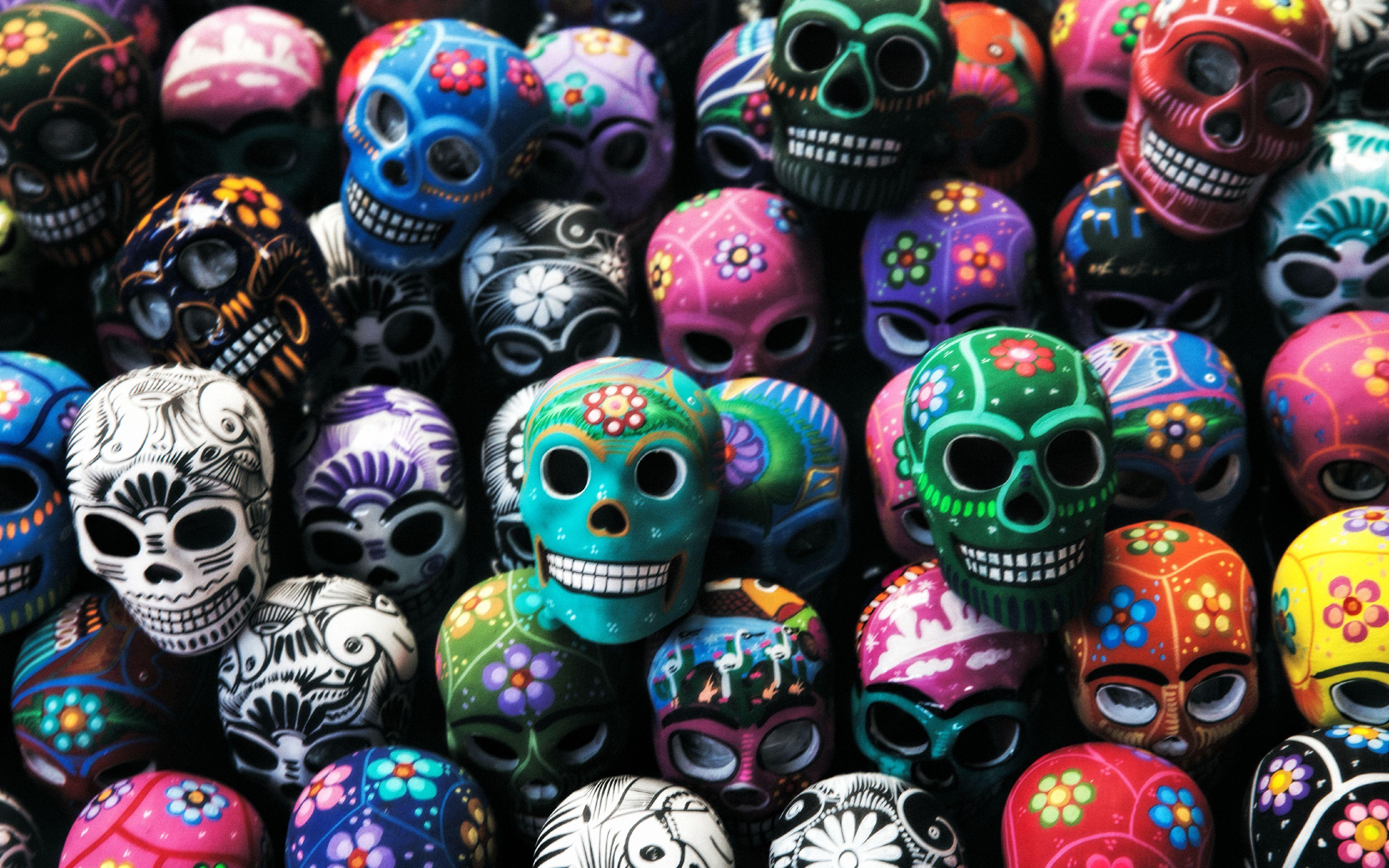3839x2400 Day Of The Dead Dia De Muertos Wallpaper