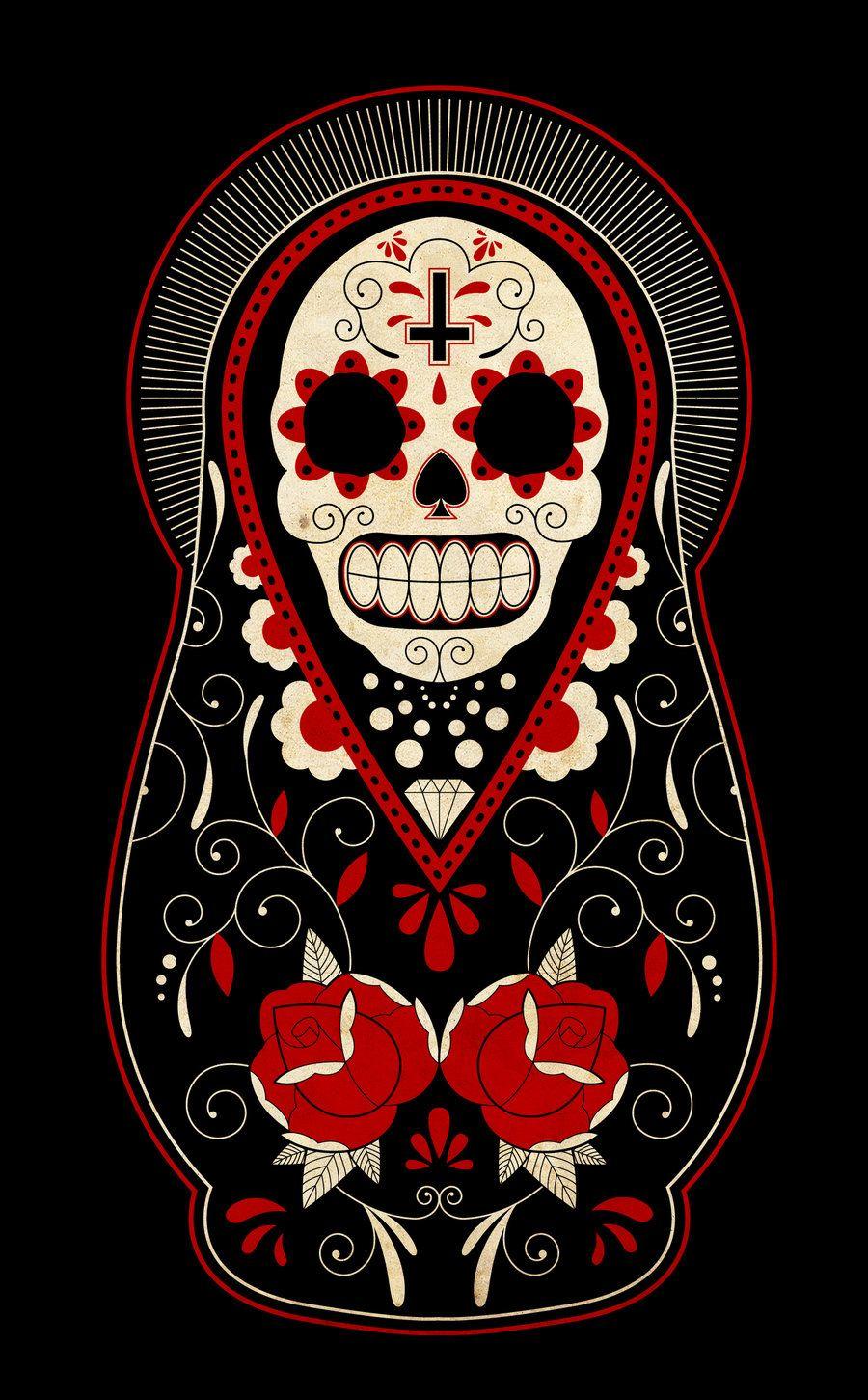 900x1451 Day Of The Dead Wallpaper