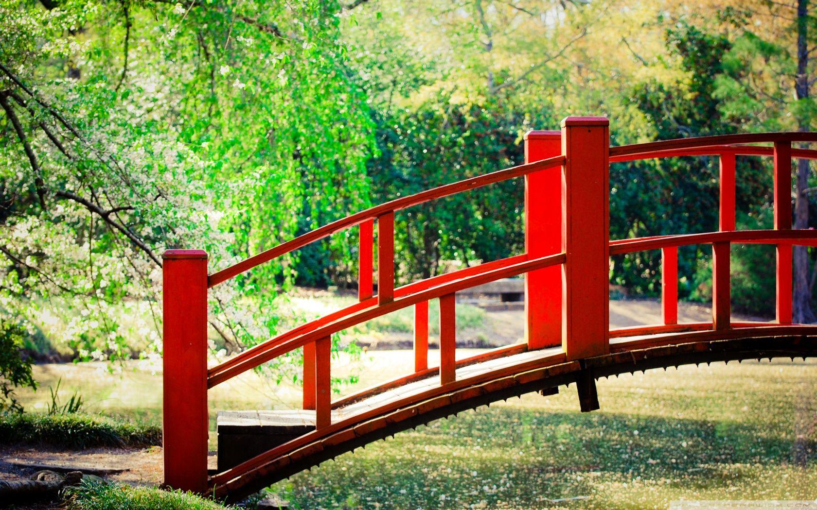 1680x1050 Japanese Garden Bridge Ultra HD Desktop Background Wallpaper for 4K UHD TV : Tablet