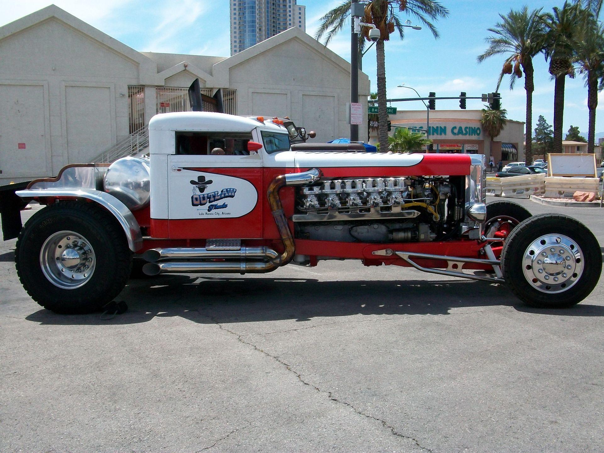 1920x1440 Peterbilt Vehicles Trucks Custom Hot Rod Engines Rat Rod Wallpaperx1440
