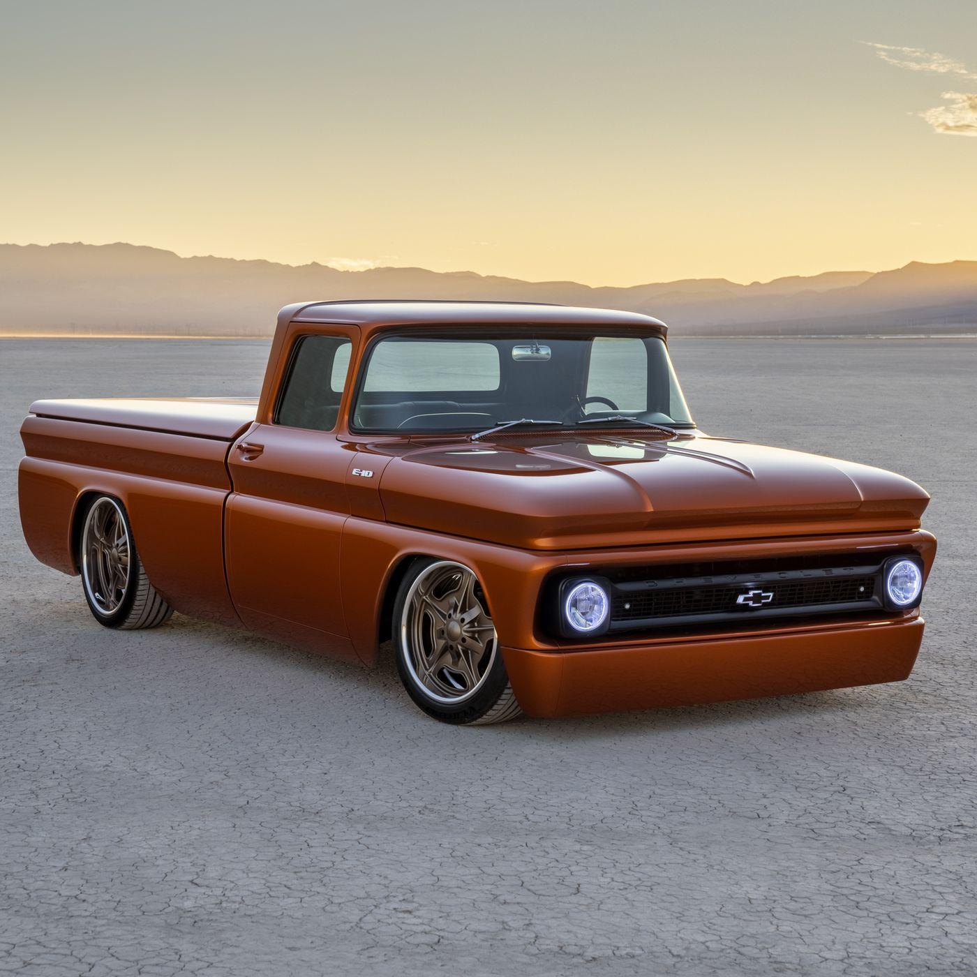 1400x1400 GM turned a 1960s pickup into an electric hot rod
