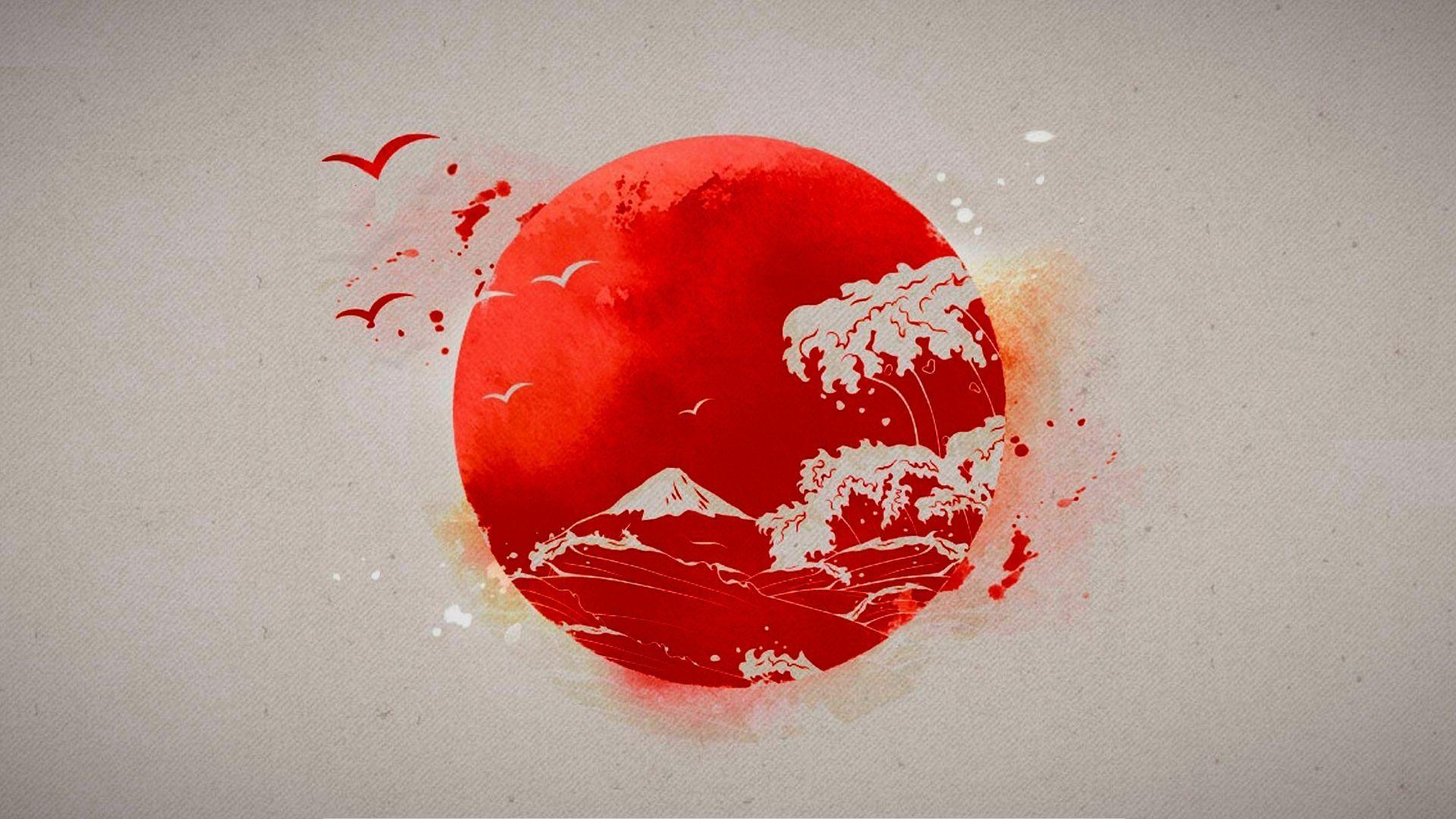 Cool Japanese Flag Wallpapers - Top Free Cool Japanese Flag Backgrounds - WallpaperAccess