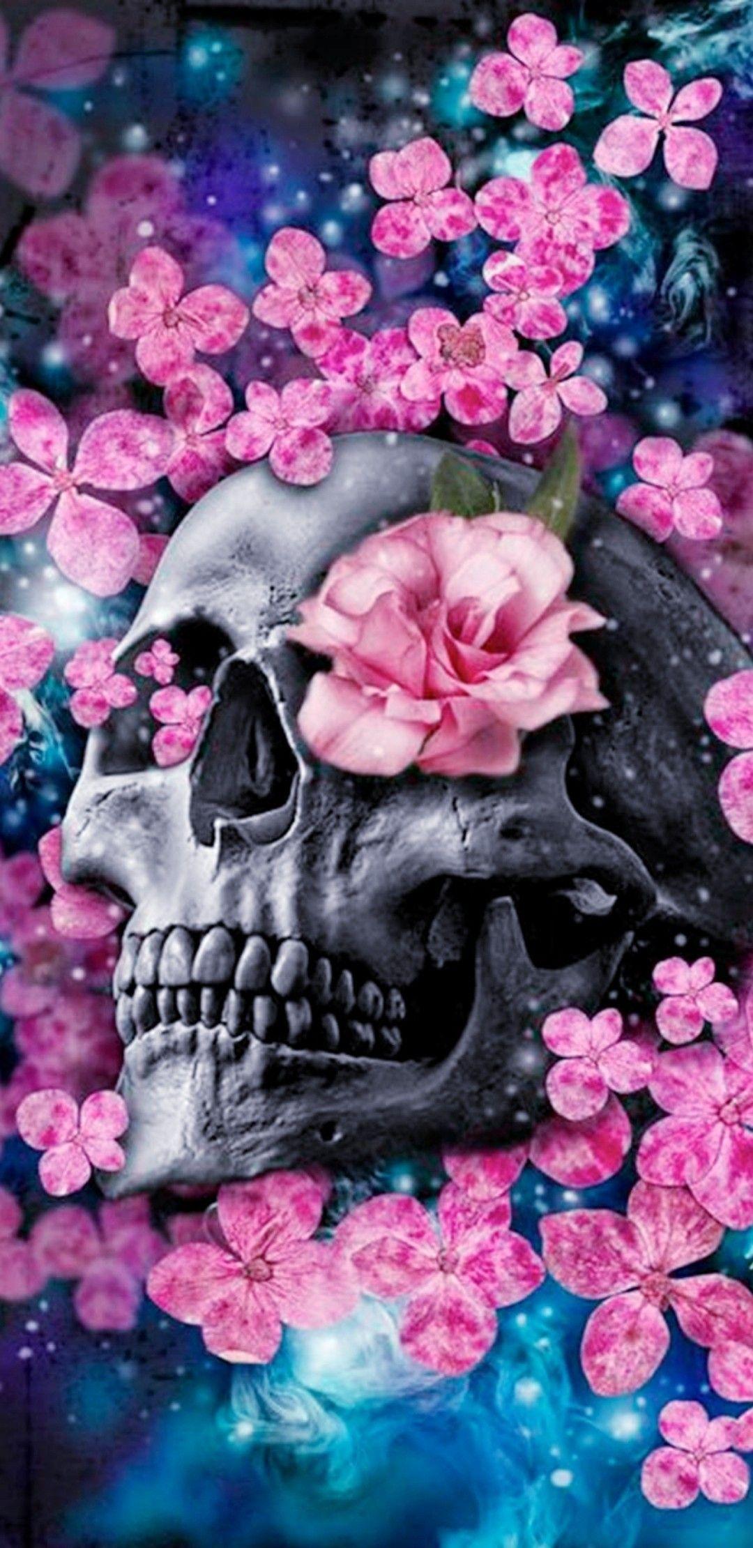 Girly skull HD phone wallpaper  Pxfuel